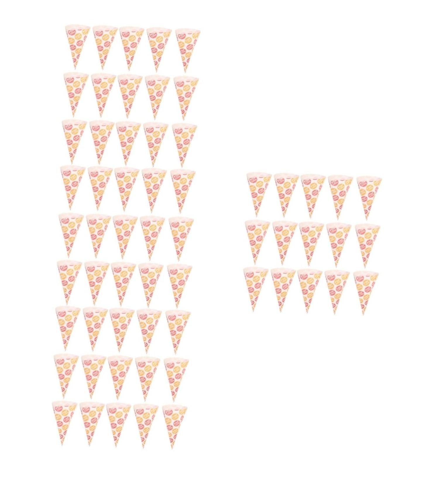 DOITOOL 200 Pcs Popcorn Bag Treat Bags Clear Goody Bag French Fries Holder Marshmallows Mini Popcorn Boxes Party Gift Bags Pink Gift Bag Candy Popcorn Cones Bags Paper Snack Child Glass - Buy Online on GoSupps.com