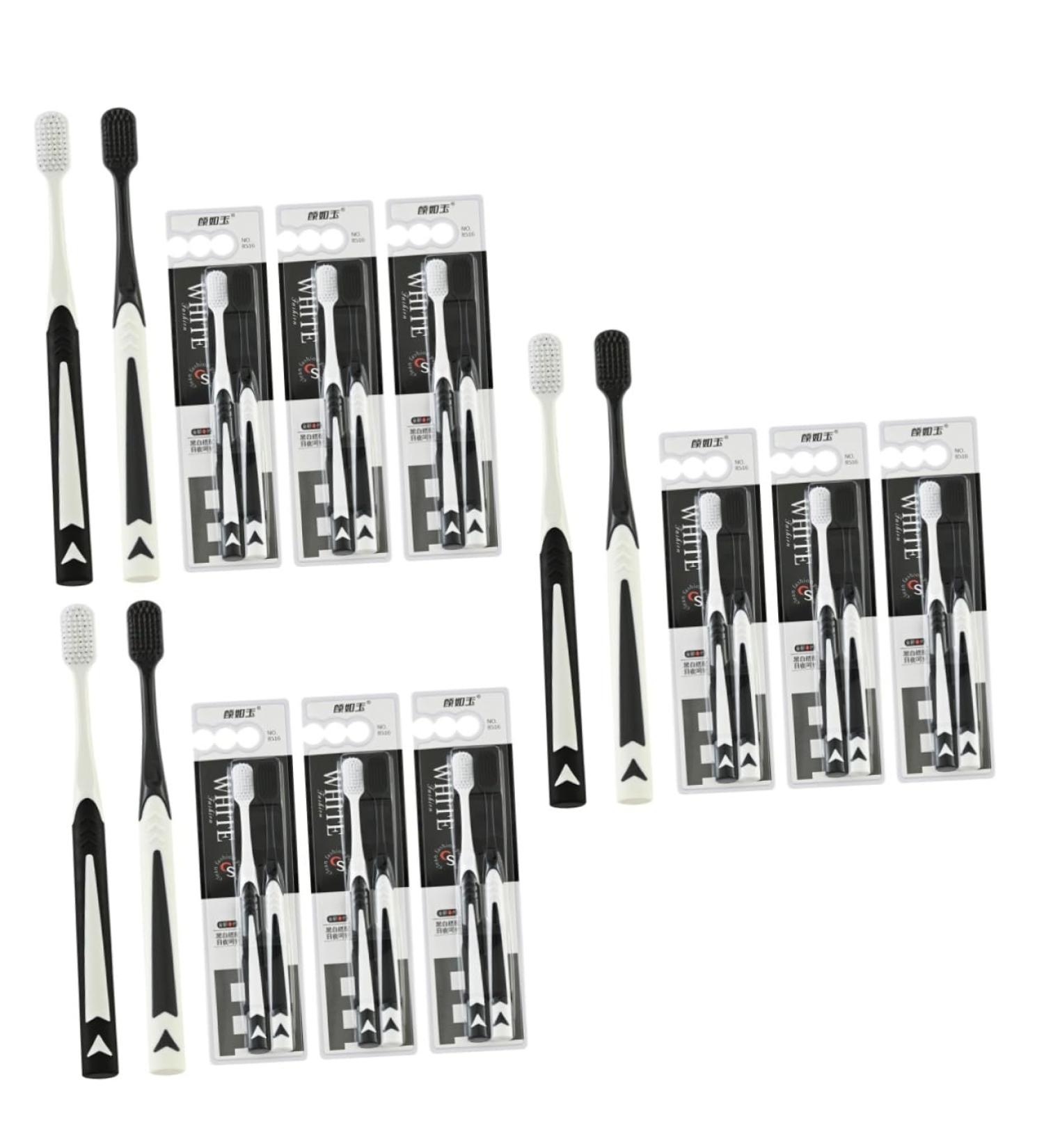 Healeved 12 Pairs Toothbrush Set - Manual Travel Toothbrushes for Department Store & International Shipping - Buy Online on GoSupps.com