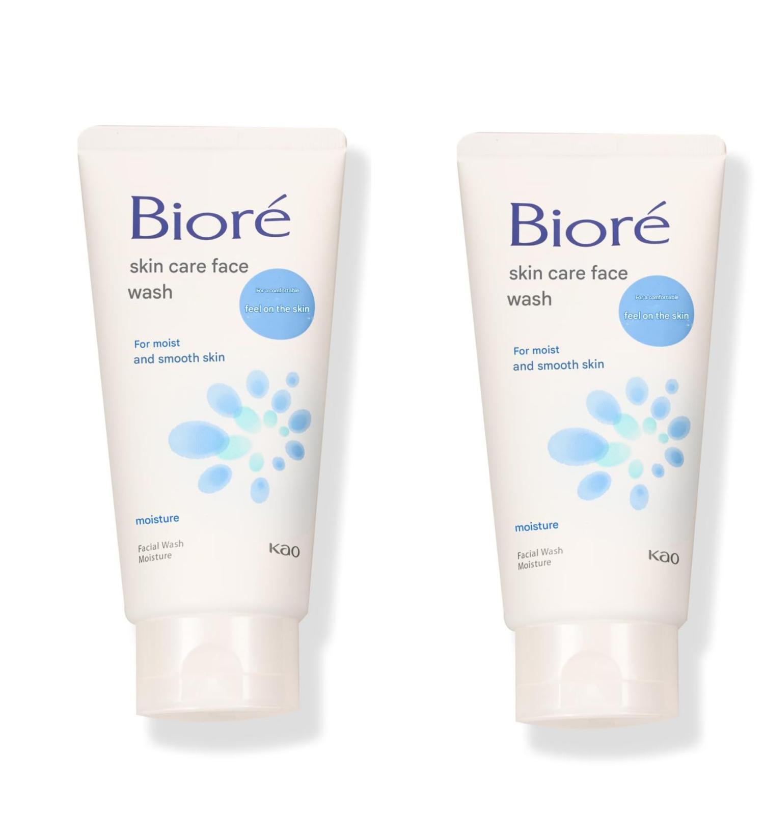 Bio-re Face Wash for Women - Gentle Foaming Facial Cleanser 130g x 2 Pack - Hydrates & Balances Combination Skin - Daily Use Facewash for Oily/Dry Areas - Softens Skin Texture & Removes Impurities - Buy Online on GoSupps.com