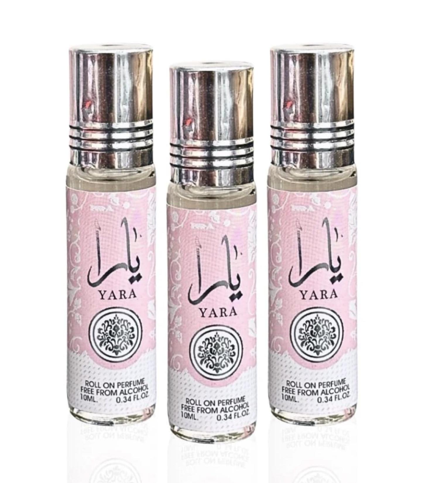 ORIGINAL YARA Roll On Perfume Oil CPO - 10ML (0.34 OZ) Ardof Perfumes Tavel Size Perfume Oils Perfume Oils for Men & Women. (3 pack) - Buy Online on GoSupps.com