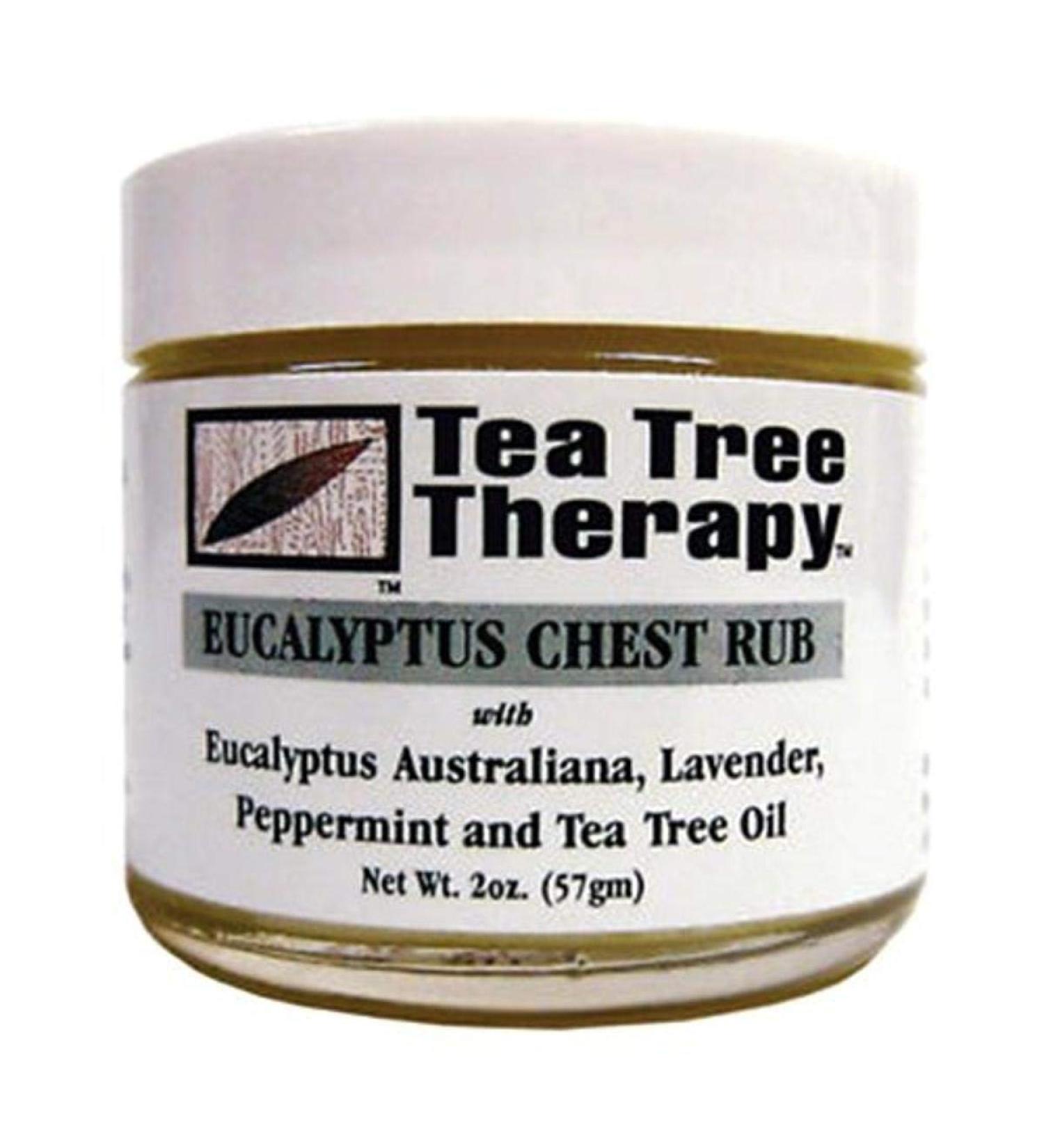 Tea Tree Therapy Eucalyptus Chest Oil with Lavender and Peppermint - 2 oz (80050) - Buy Online on GoSupps.com