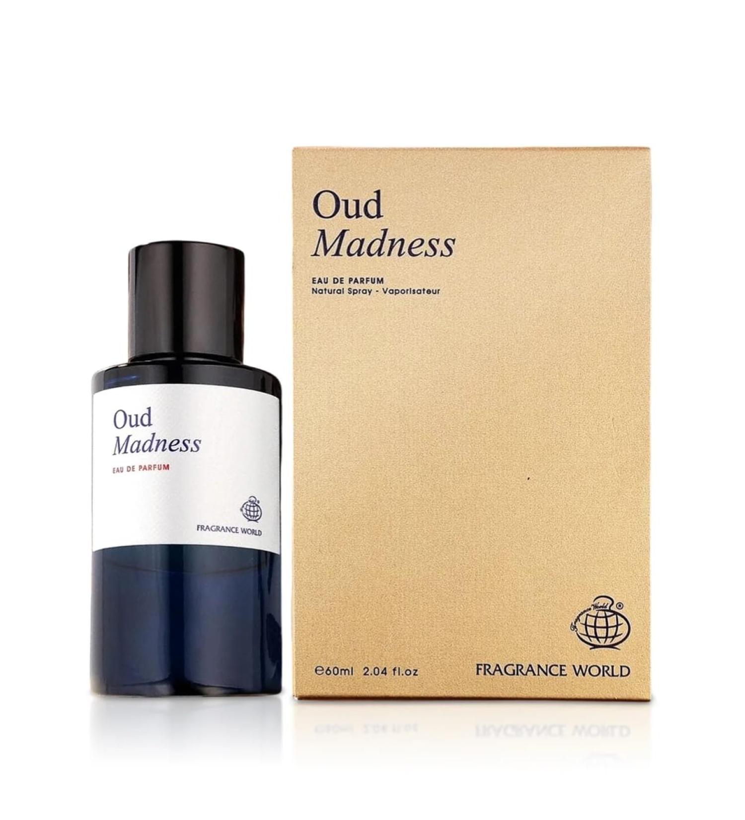 Fragrance World Oud Madness EDP Unisex 2.04 Fl Oz - Buy Online on GoSupps.com