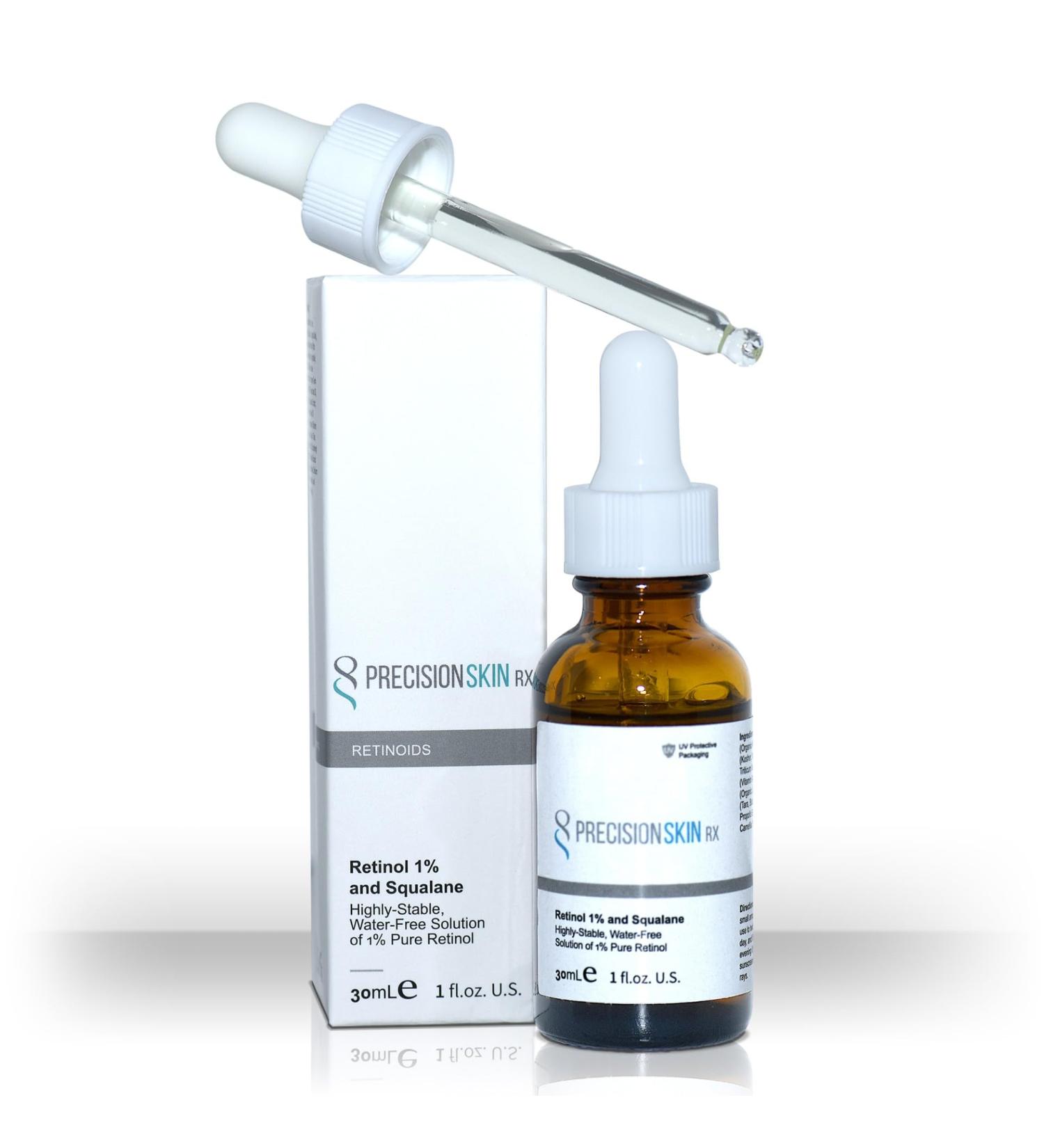 Vitality Precision Skin 1% Retinol & Squalane Serum - Anti-Aging Hydrating & Brightening | Buy Internationally - Buy Online on GoSupps.com