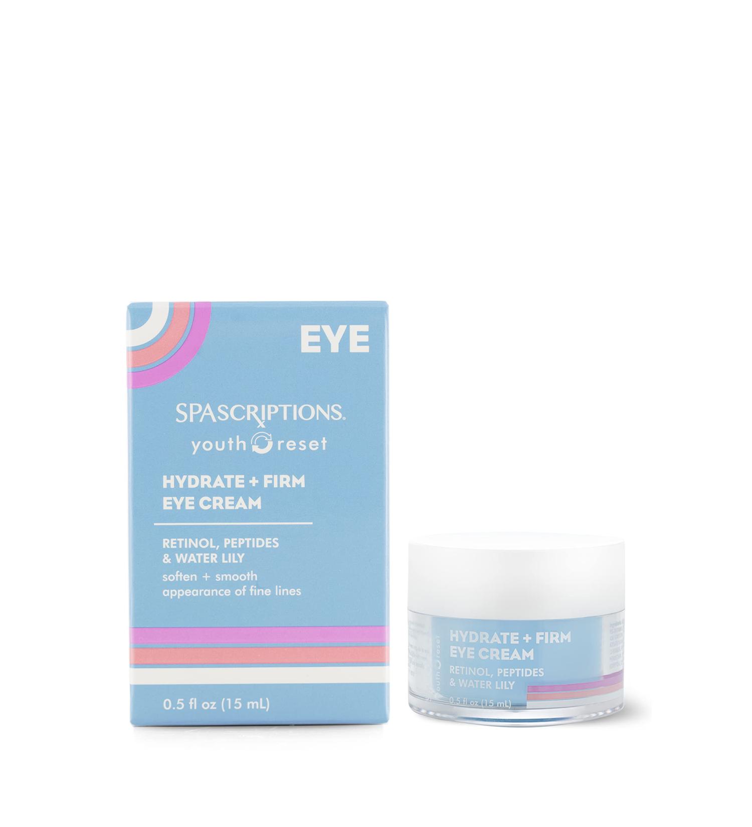 Hydrate + Firm Eye Cream with Retinol, Peptides & Water Lily 0.5 fl oz - Buy Online on GoSupps.com