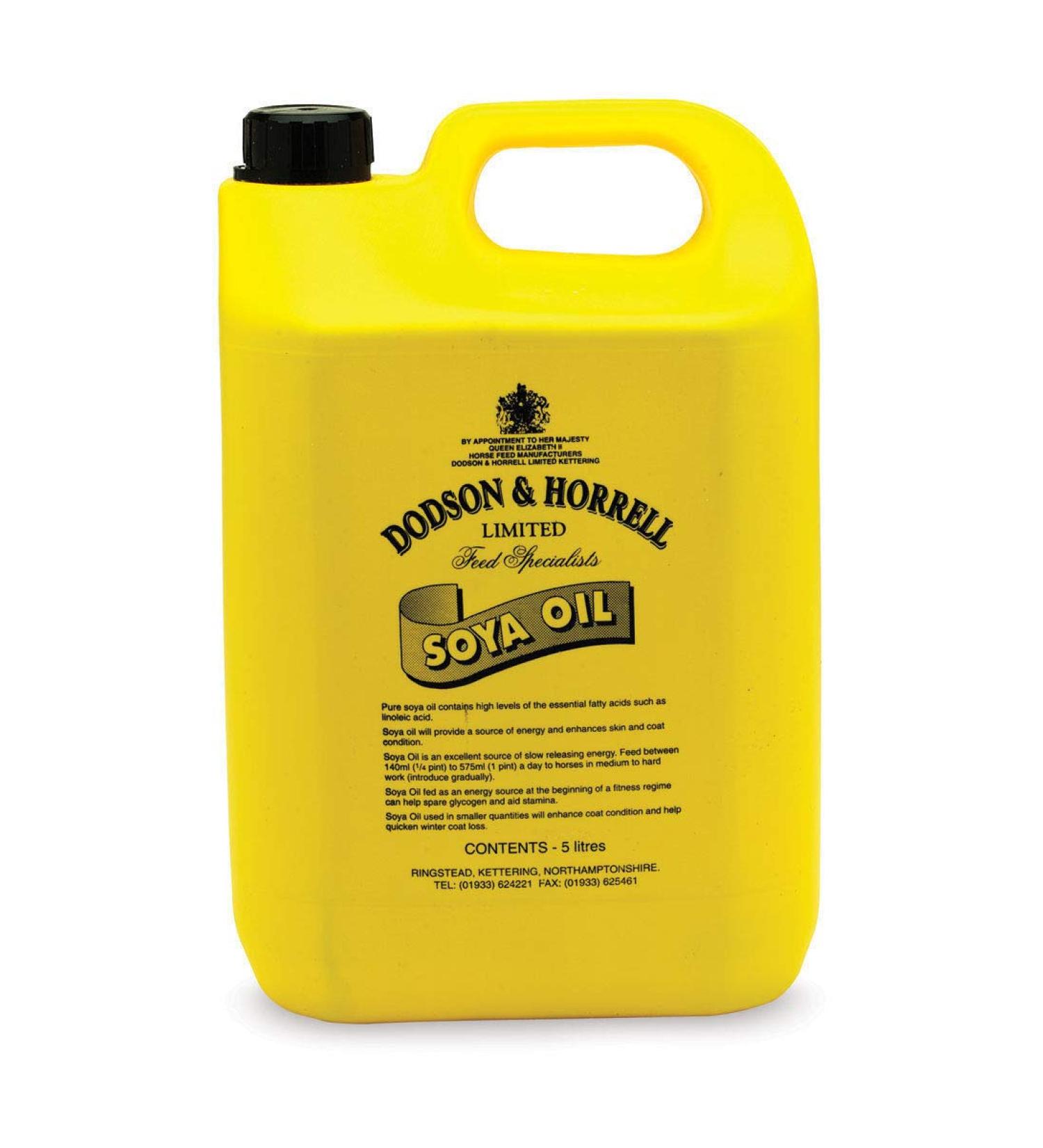 Dodson & Horrell Soya Oil Horse Supplement 5 Litre