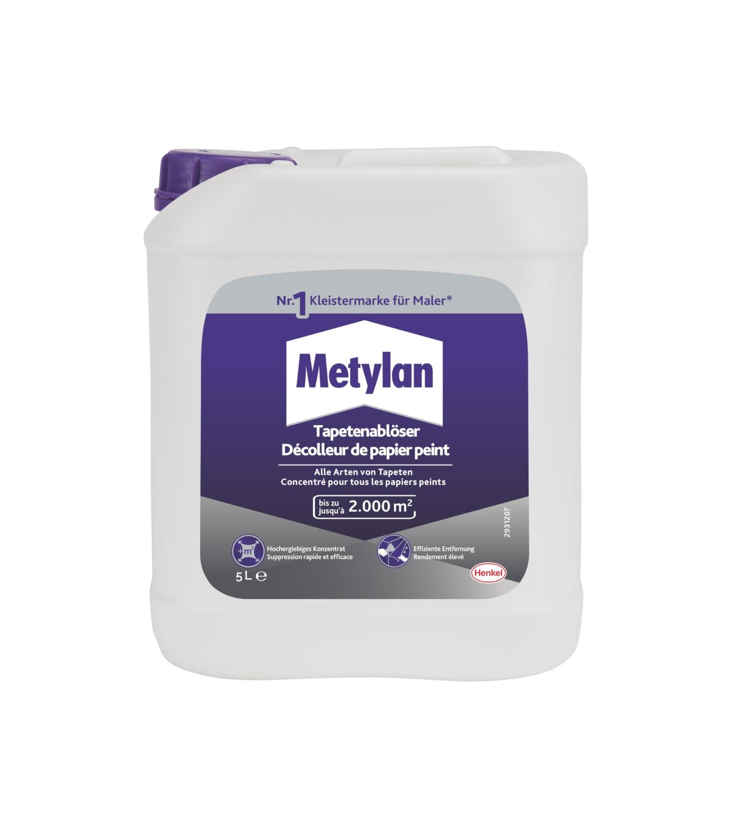 Metylan Active Wallpaper Removal Quick & Easy 5L Concentrate for All Wallpapers & Bubbers - Buy Online on GoSupps.com