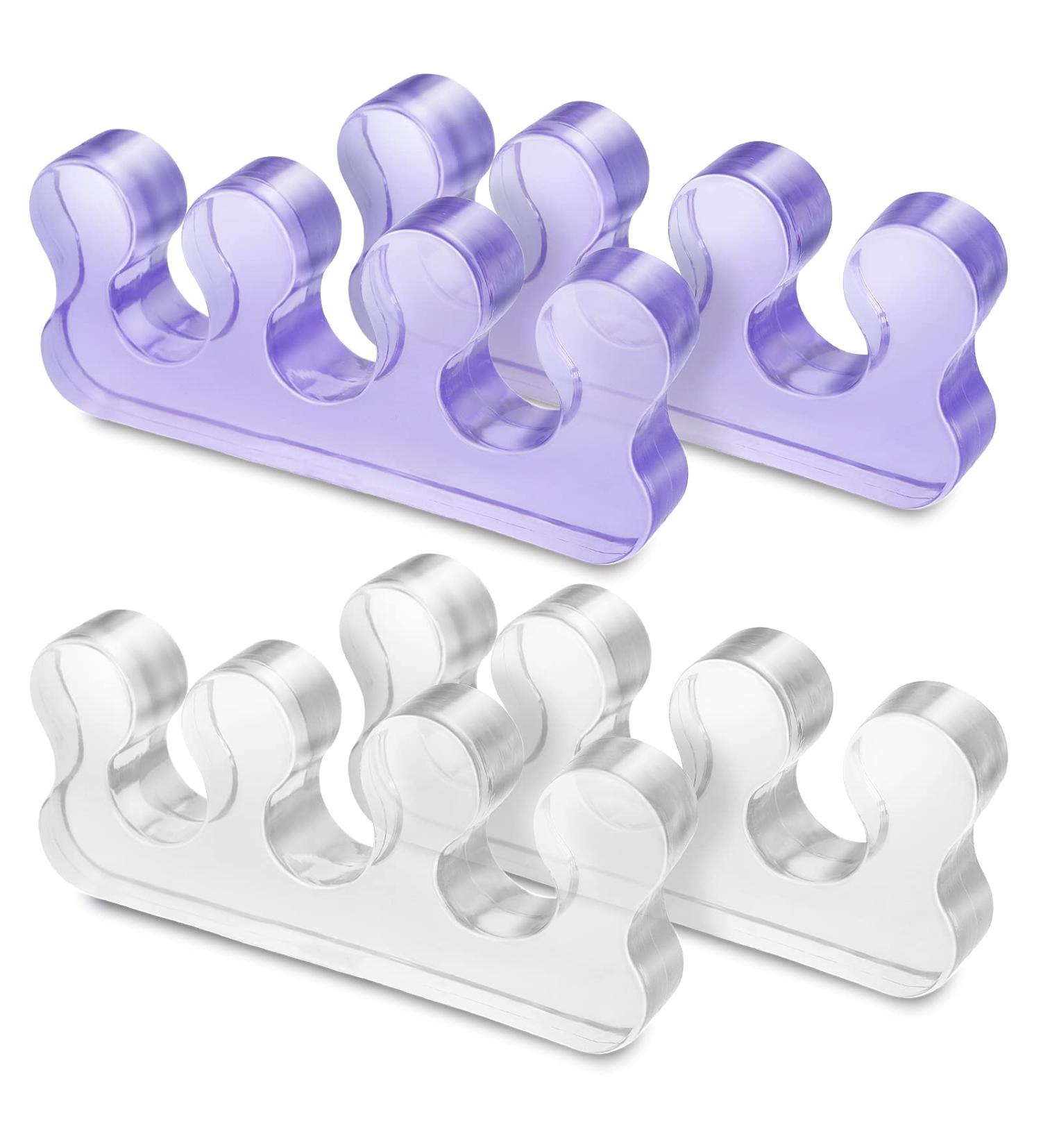 Molain 4Pcs Washable Toe Separators - Pedicure Toe Separators for Nail Polish Application - Buy Online on GoSupps.com