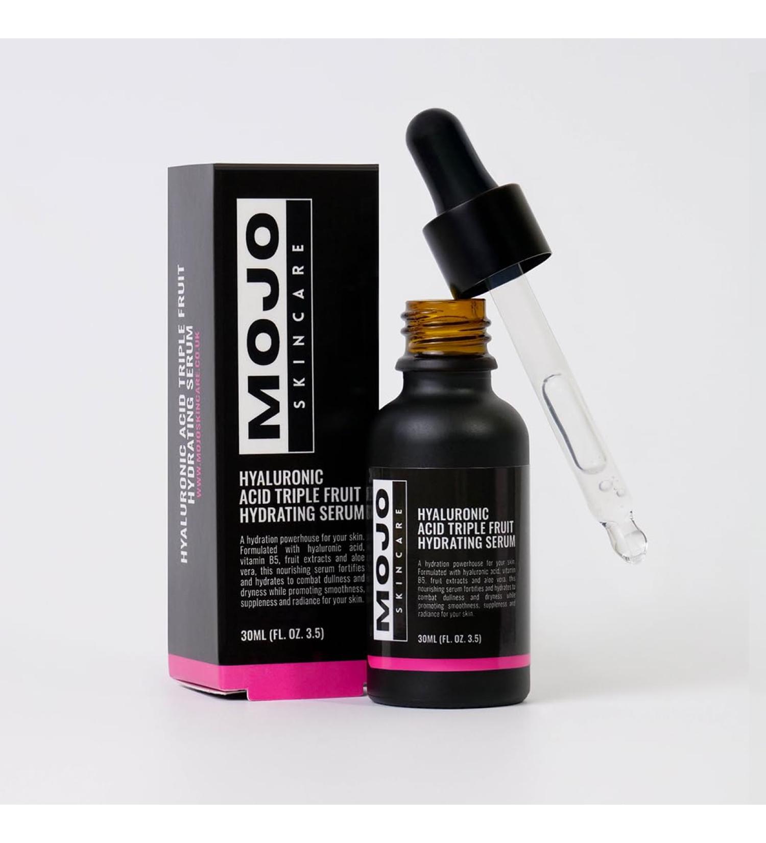 Mojo Skincare Hyaluronic Acid Triple Fruit Hydrating Serum - Buy Online on GoSupps.com