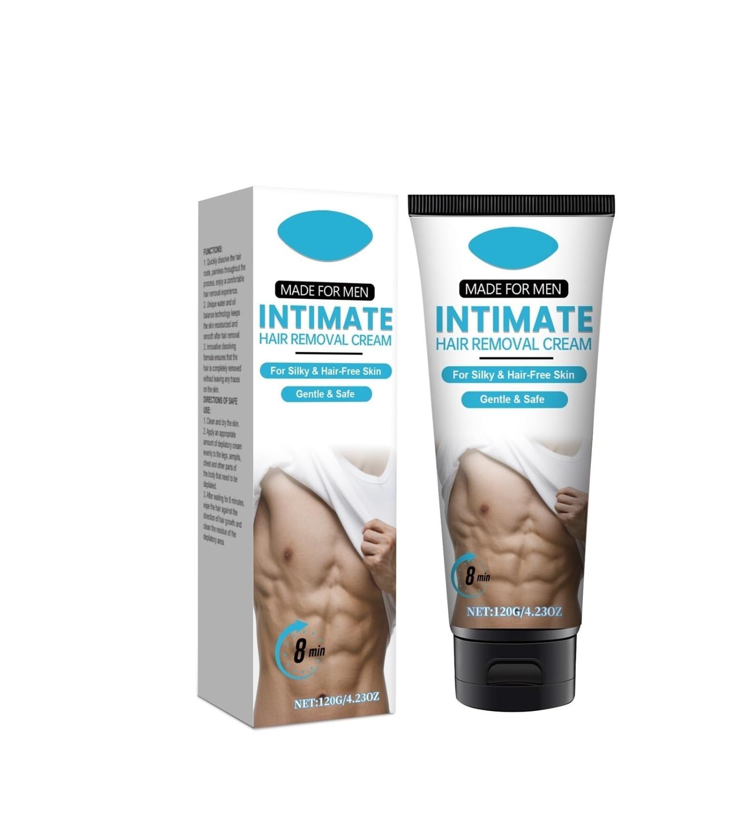 Cr me D pilatoire Douce For Hommes 120 G Cr me D pilatoire Indolore For Le Corps Les Jambes Et Les Aisselles Avec Glyc rine Hydratante(2 boxes) - Buy Online on GoSupps.com