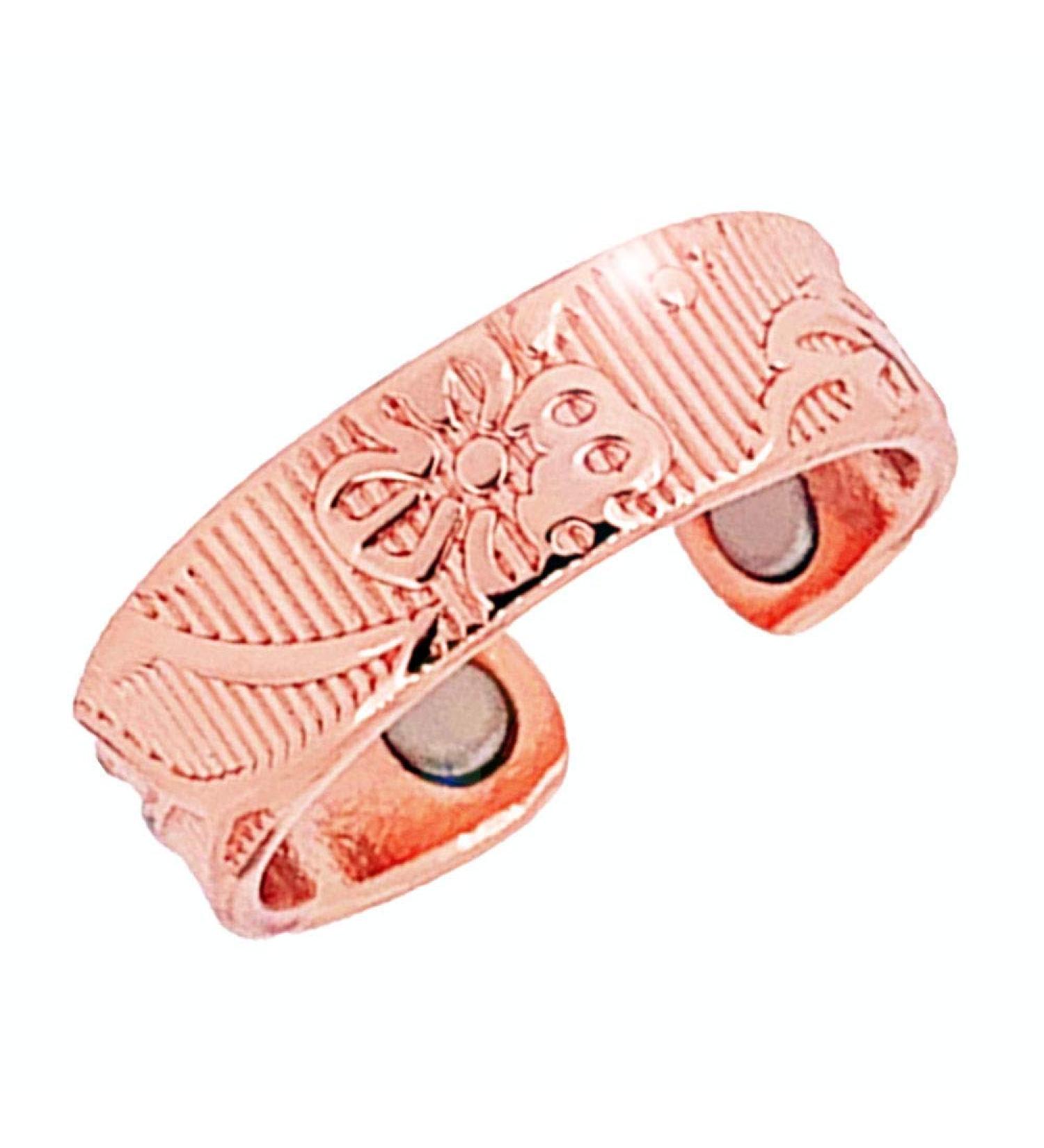 Shop LONGRN Magnetic Copper Ring for Arthritis Relief - Adjustable Size for Women | International Shipping Available - Buy Online on GoSupps.com