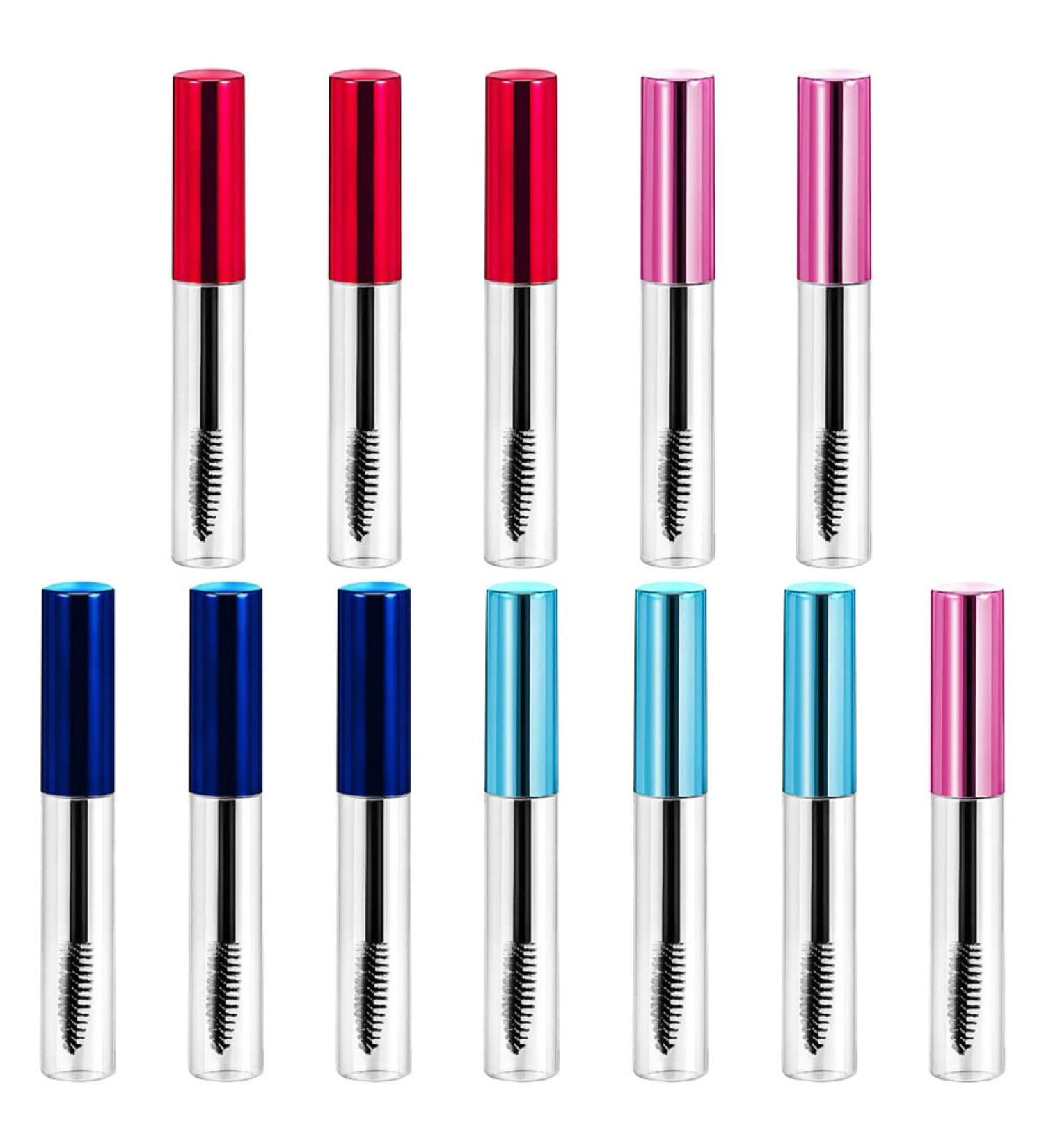 Healeved 10pcs Mascara Bottle Empty Mascara Tube Mascara Tube with Wand Portable Bottle Eyelash Tubes Plastic - Buy Online on GoSupps.com