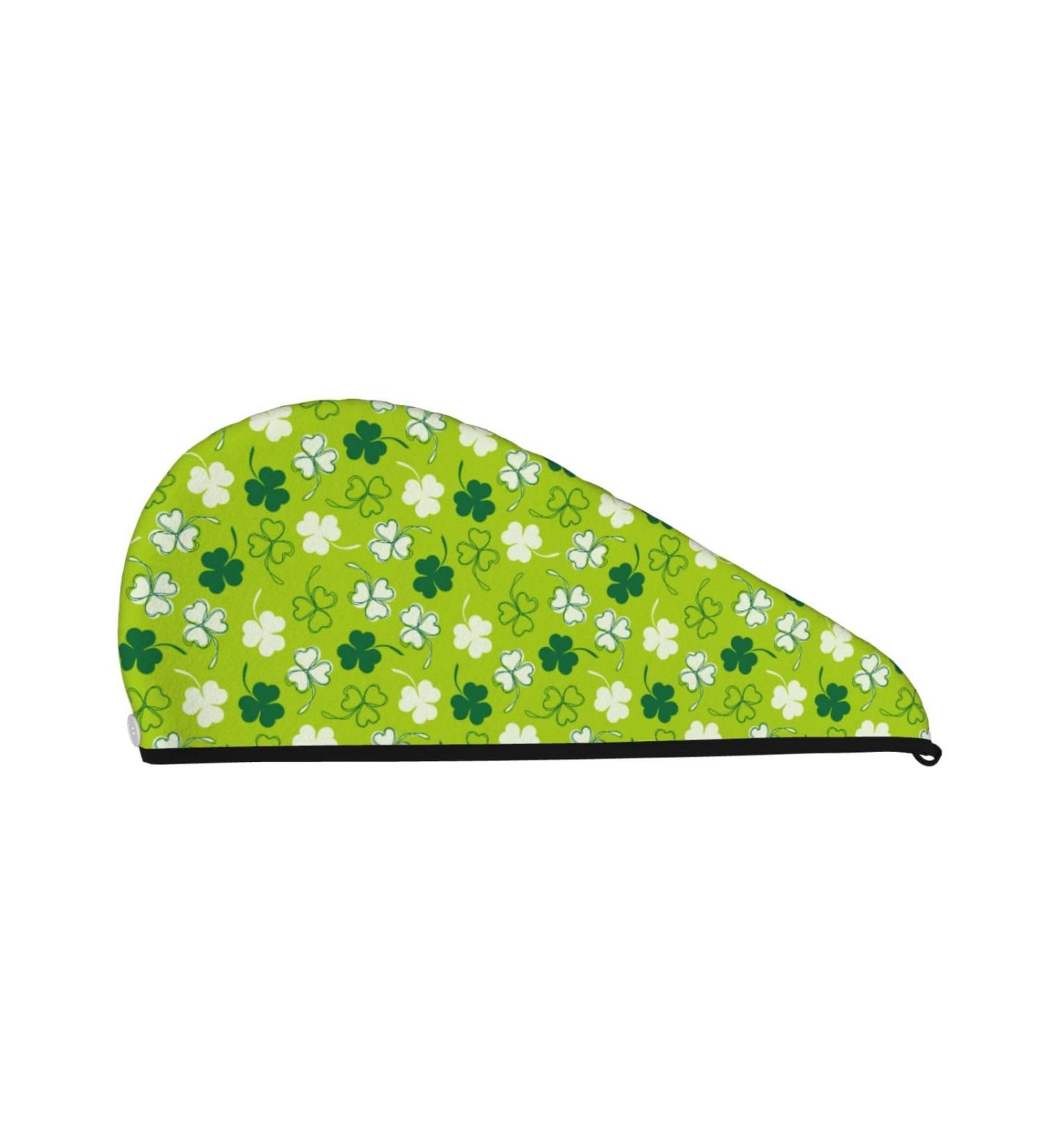 Quick-Dry Hair Towel Wrap with Button - Ultimate Hair Drying Turban | Perfect for St. Patrick's Day Gift - Buy Online on GoSupps.com