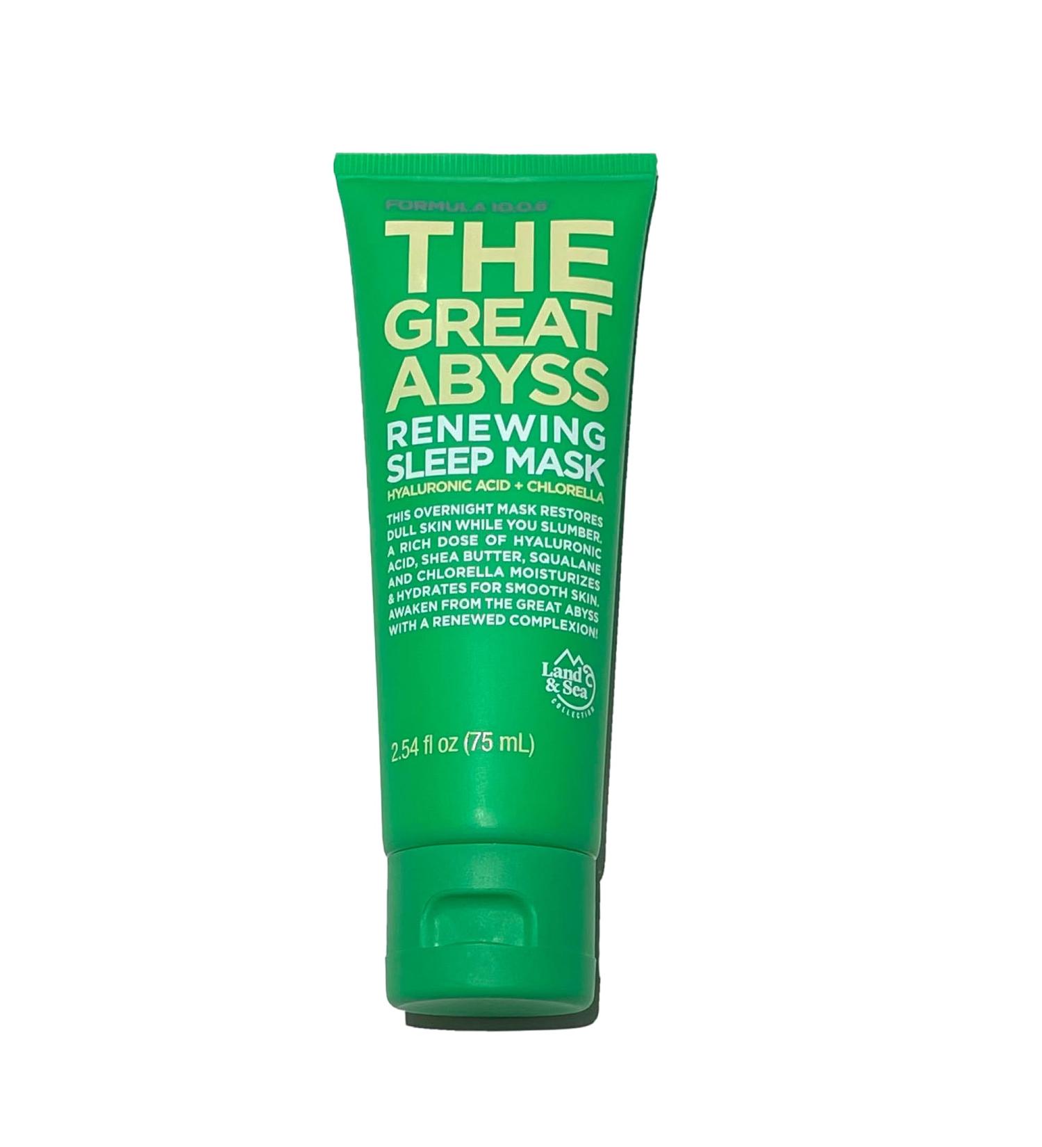 FORMULA 10.0.6 The Great Abyss Renewing Sleep Mask - Hyaluronic Acid & Chlorella | Moisturizing Skin Treatment for Revitalized Skin - Shop Internationally - Buy Online on GoSupps.com
