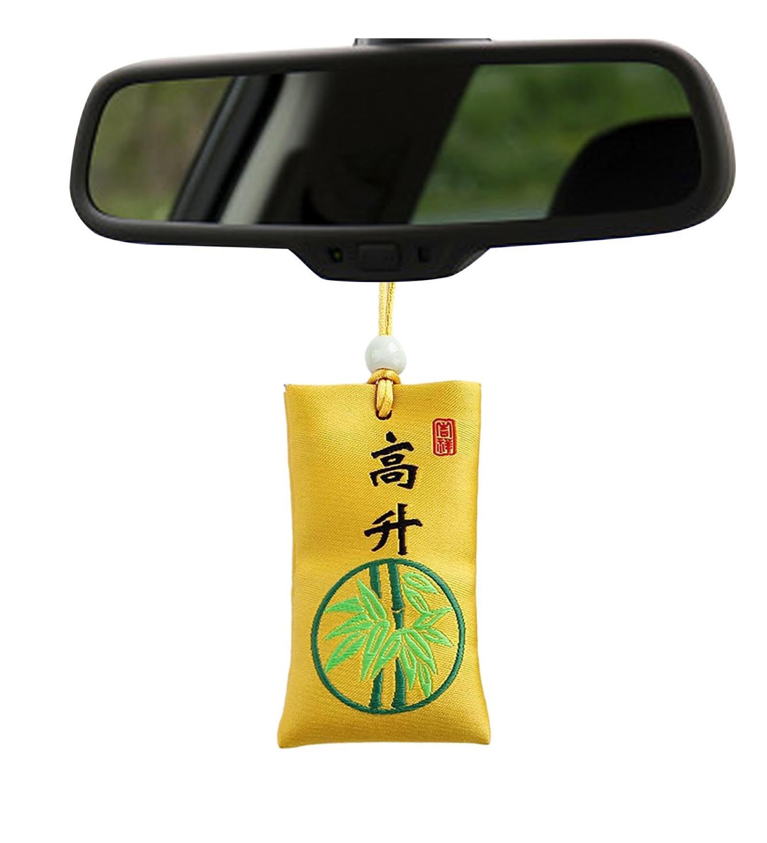 Buddhist Spiritual Salt Pouch - Spiritual Salt Pouch from China - Hope for Better Life 4 * 7cm Classical Chinese Talisman for Drawer Wardrobe High Rise - Buy Online on GoSupps.com