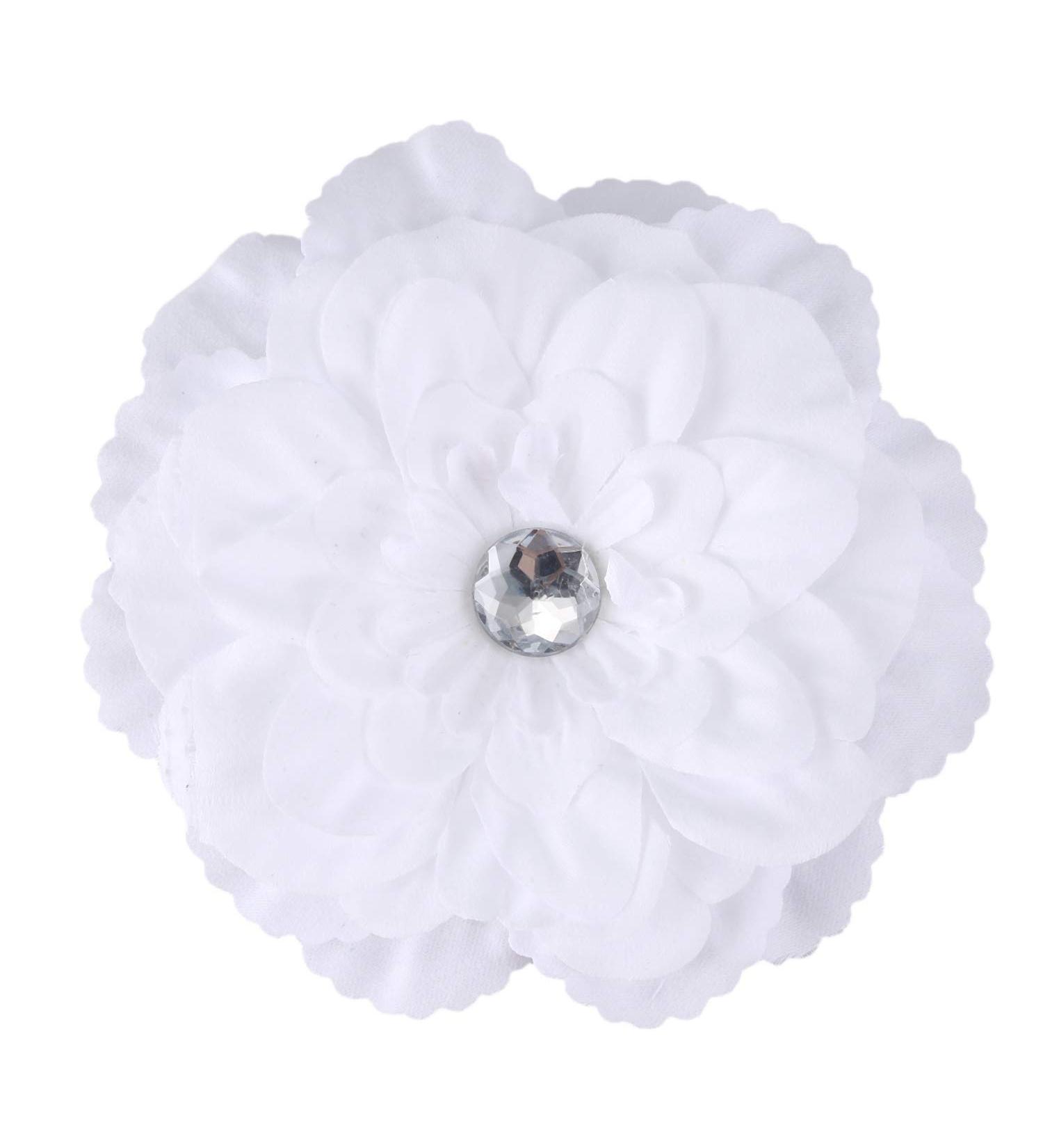 Lodokdre Rhinestone Flower Hair for Girl Toddler Lady White - Buy Online on GoSupps.com