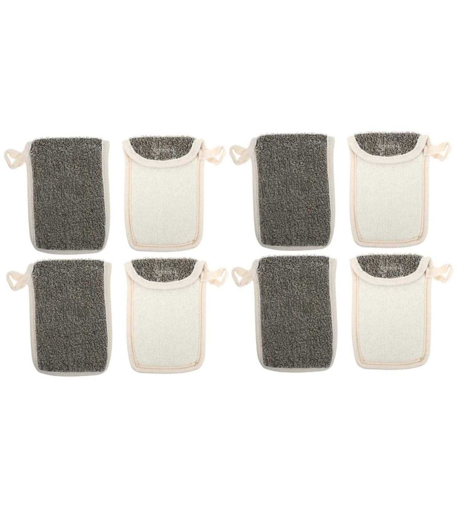 BIUDECO 8 Pcs Black Linen Soap Bag Homemade Soap Foaming Soap Bag Soap Storage Bags Soap Savers Bag Flax - Buy Online on GoSupps.com
