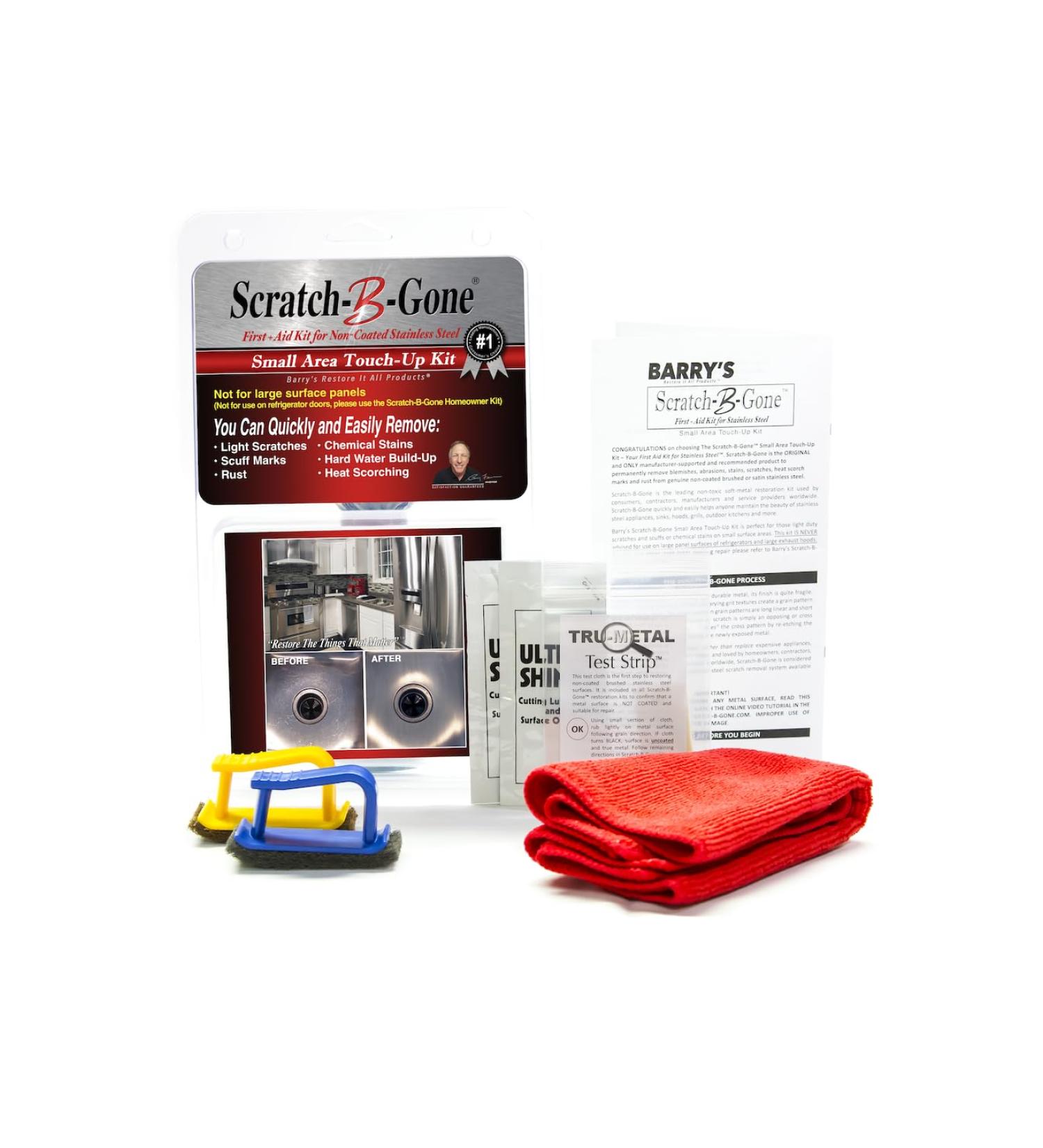 Barry's Restore It All Scratch-B-Gone Touch-Up Kit | #1 Kit for Removing Scratches Rust & Discoloration from Stainless Steel - International Shipping Available - Buy Online on GoSupps.com