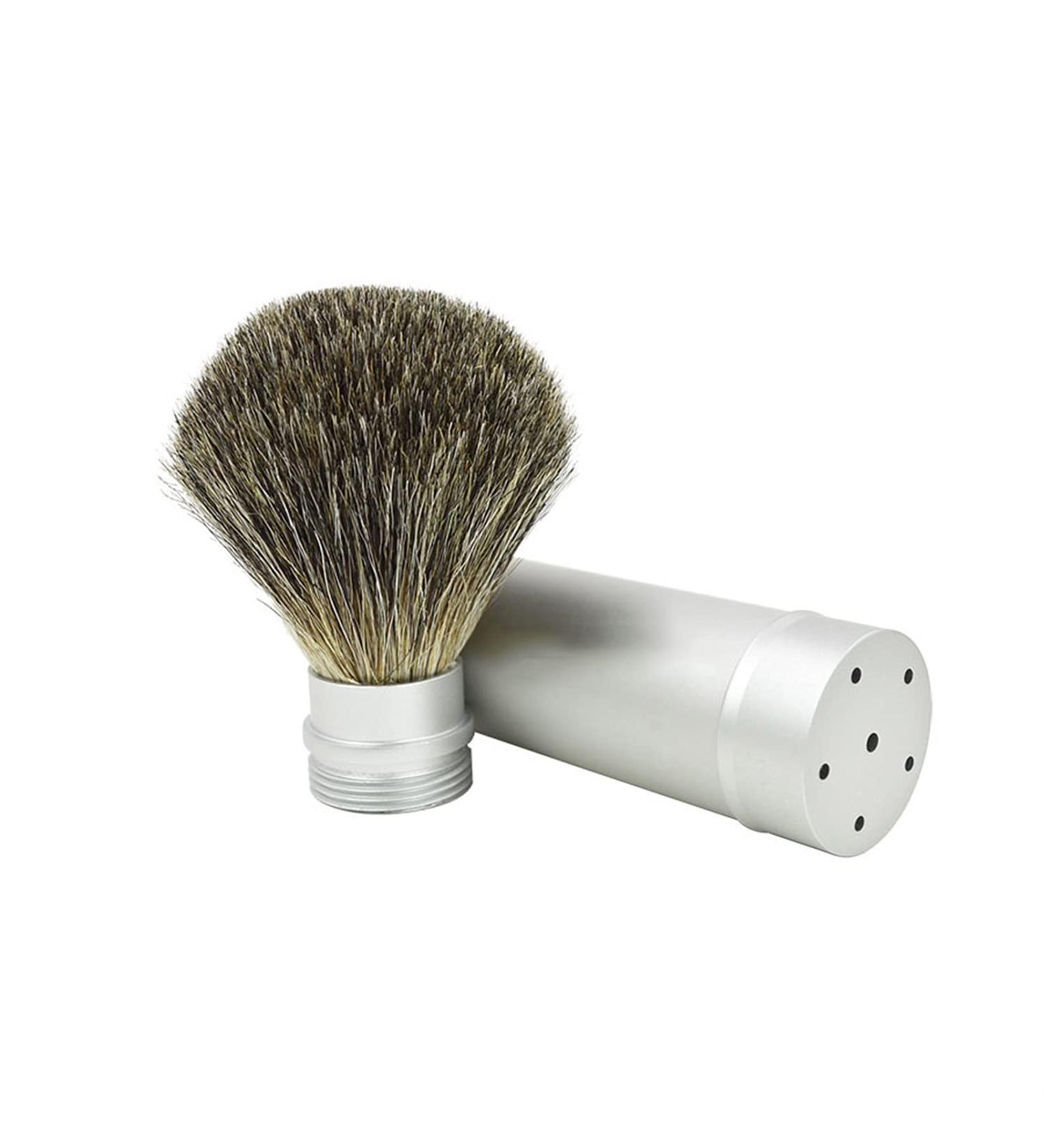 Shop Ansafe Handmade Shaving Brush - Premium Pure Roof Hair Portable & Multifunctional Beard Foam Brush for Men - Buy Online on GoSupps.com