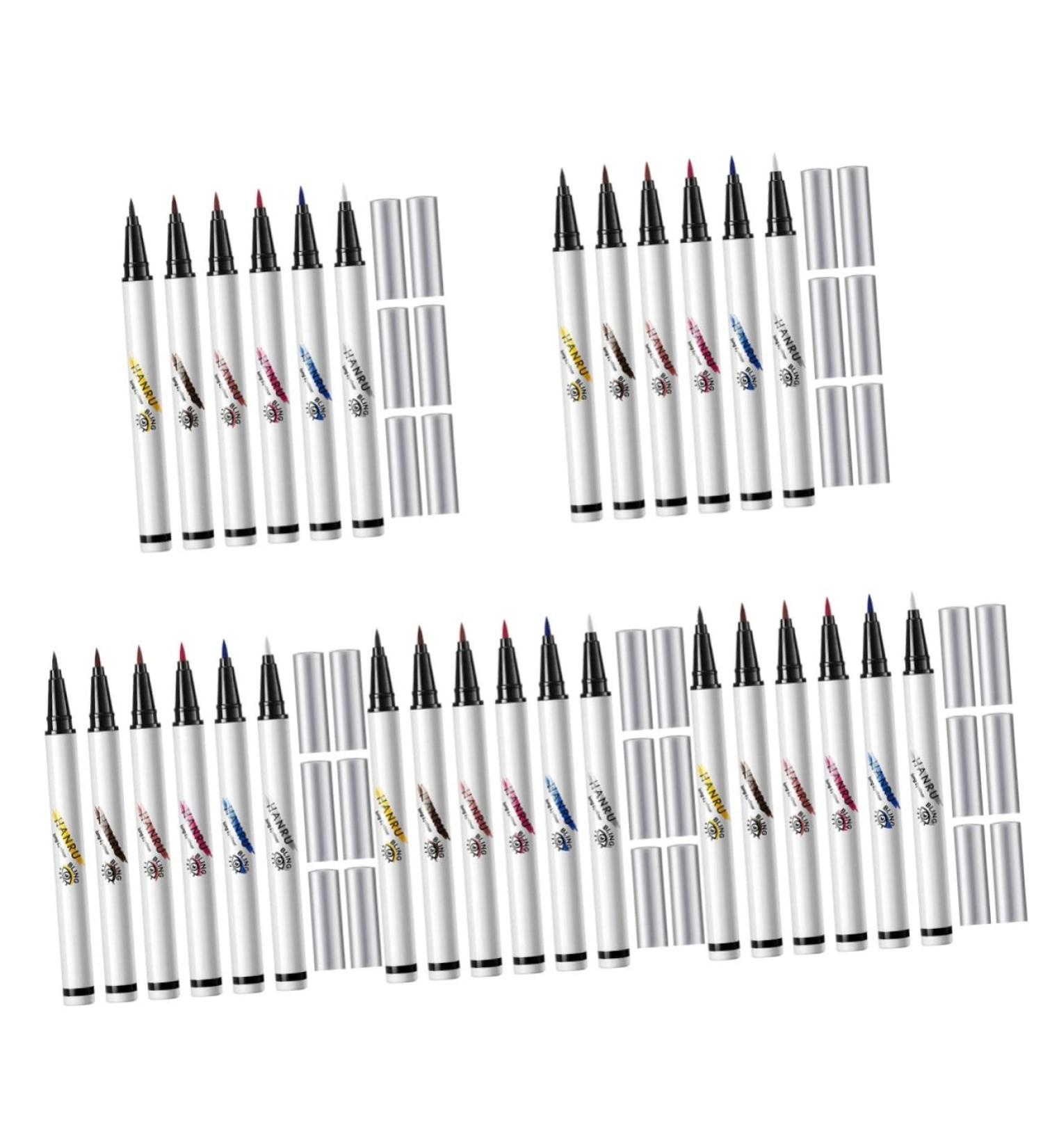 TOVINANNA 30 Pcs Eye Liners Colorful Eyeliner Liquid Eyeliner Pen Eye Liner Pencils Seal Abs Lasting Miss - Buy Online on GoSupps.com