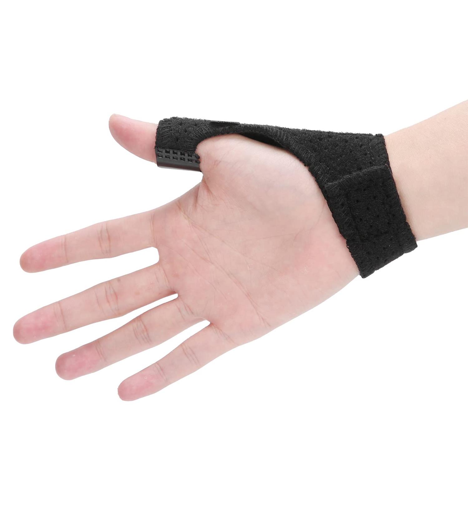 Thumb Splint for Kids - Finger Brace for Thumb Fracture & Tendinitis (Medium Black) - International Shipping Available - Buy Online on GoSupps.com