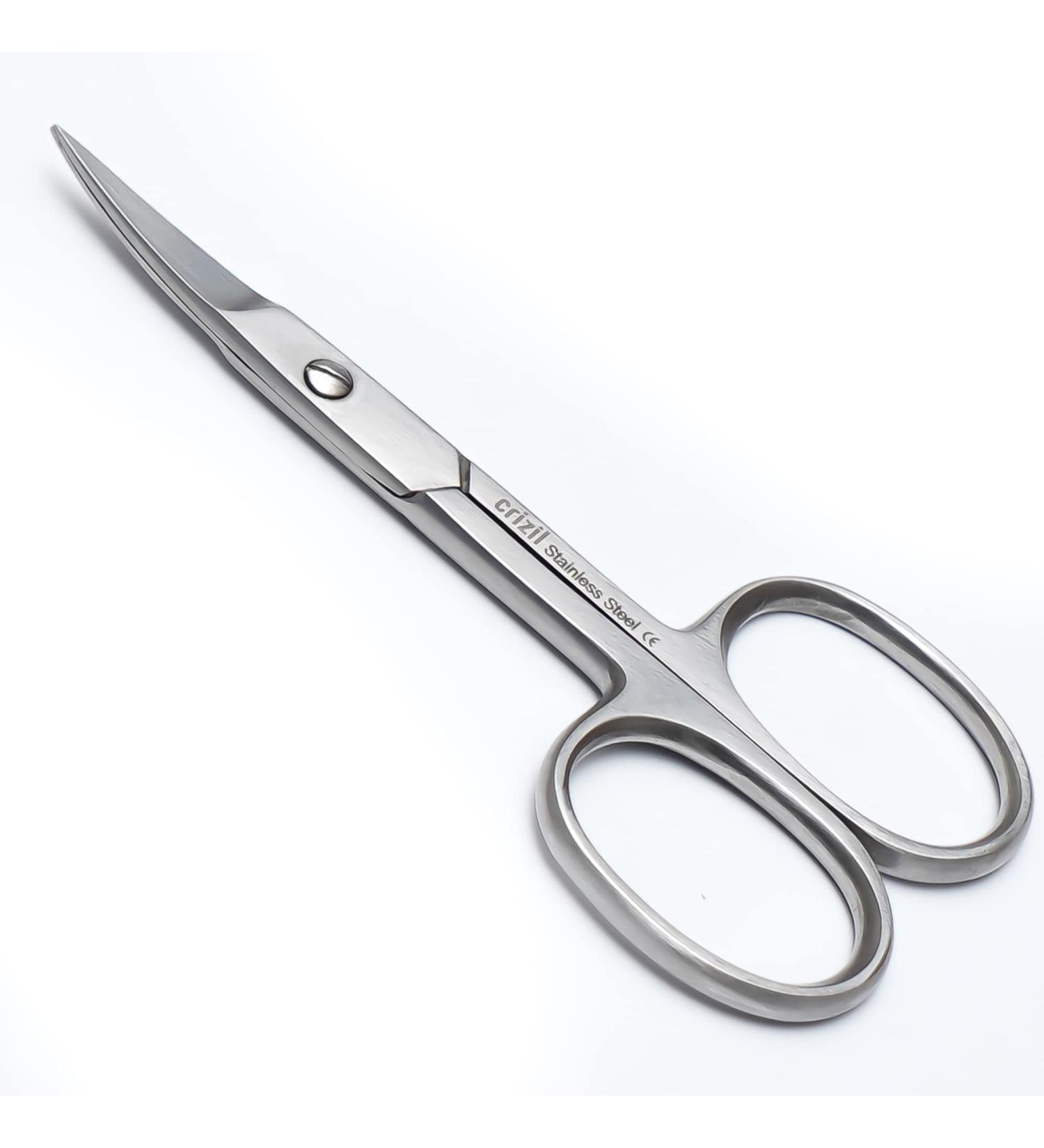 CRIZIL Nail Scissor Set - Stainless Steel Curved Blades for Precise Manicure & Pedicure - Professional Grooming Tool for Women & Men - Buy Online on GoSupps.com