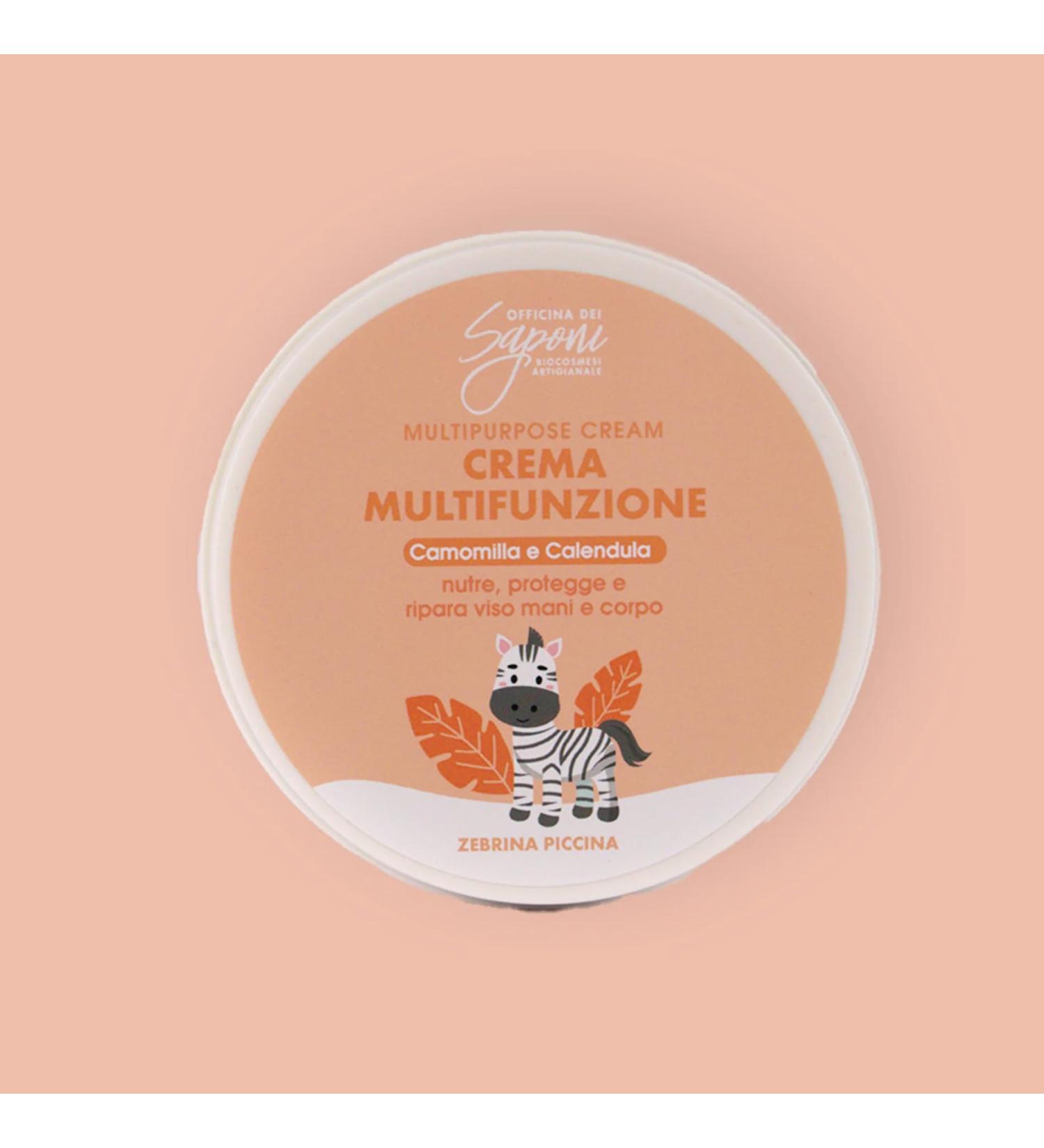 Officina dei Saponi Children's Multifunction Cream Chamomile and Calendula Vegan 150 ml - Buy Online on GoSupps.com