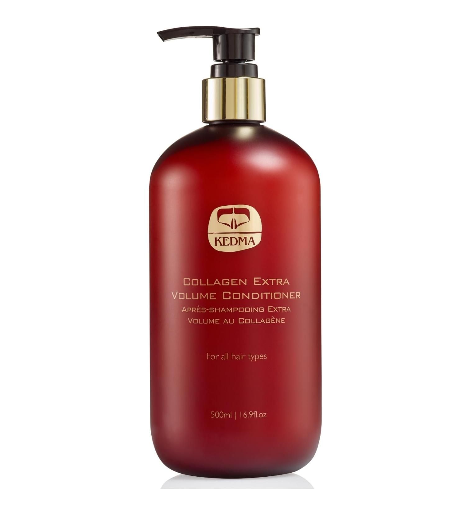 Paloma Dead Sea Ltd Kedma Extra Volume Conditioner with Collagen For Fine Hair with Lack of Volume Nourishing Thickening and Shiny With Dead Sea minerals 500ml