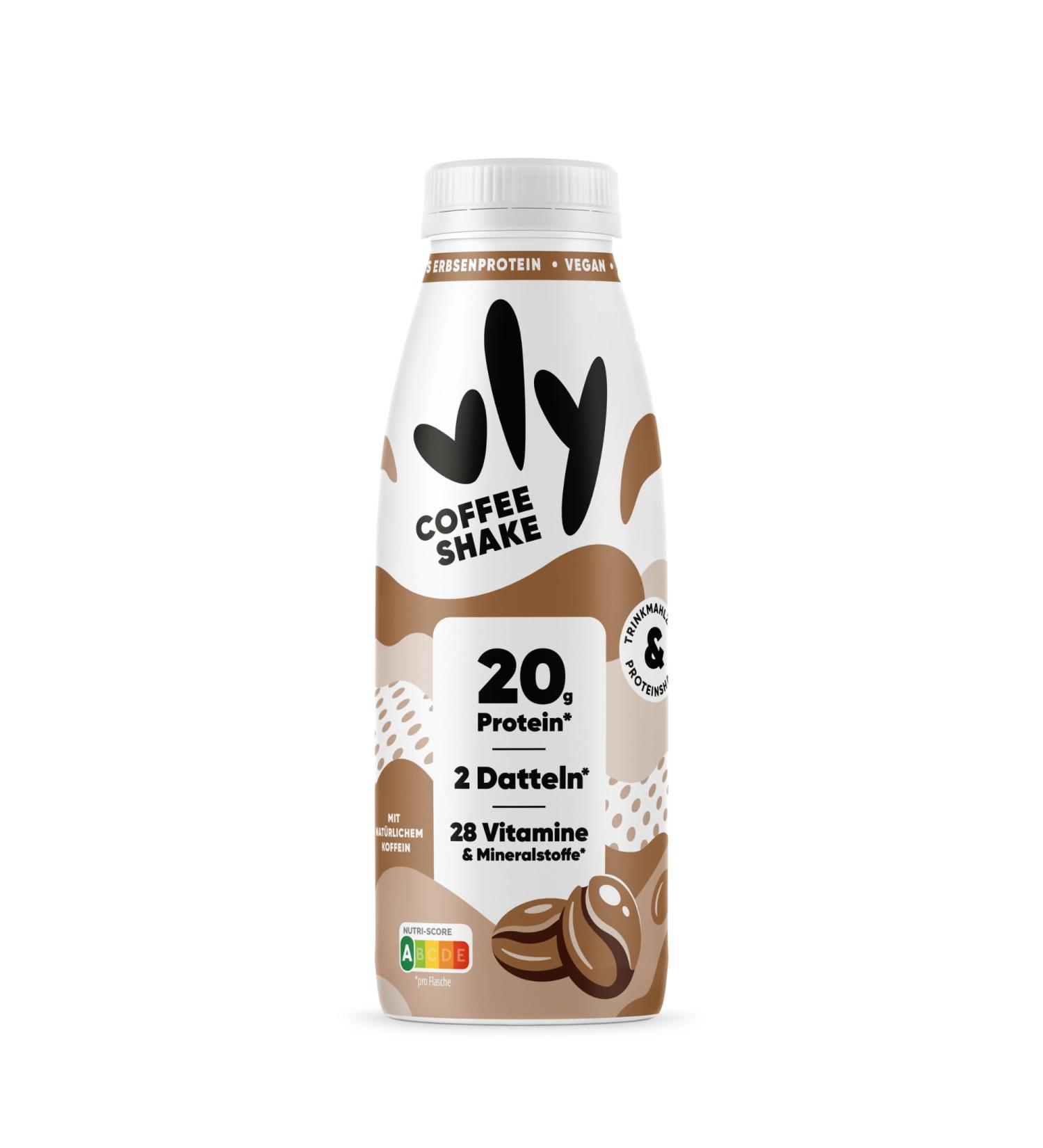 Buy VLY Coffee 400ml - Vegan Protein Drink | 20g Protein No Added Sugar Low-Calorie Milk Alternative | 32-Pack International Shipping - Buy Online on GoSupps.com