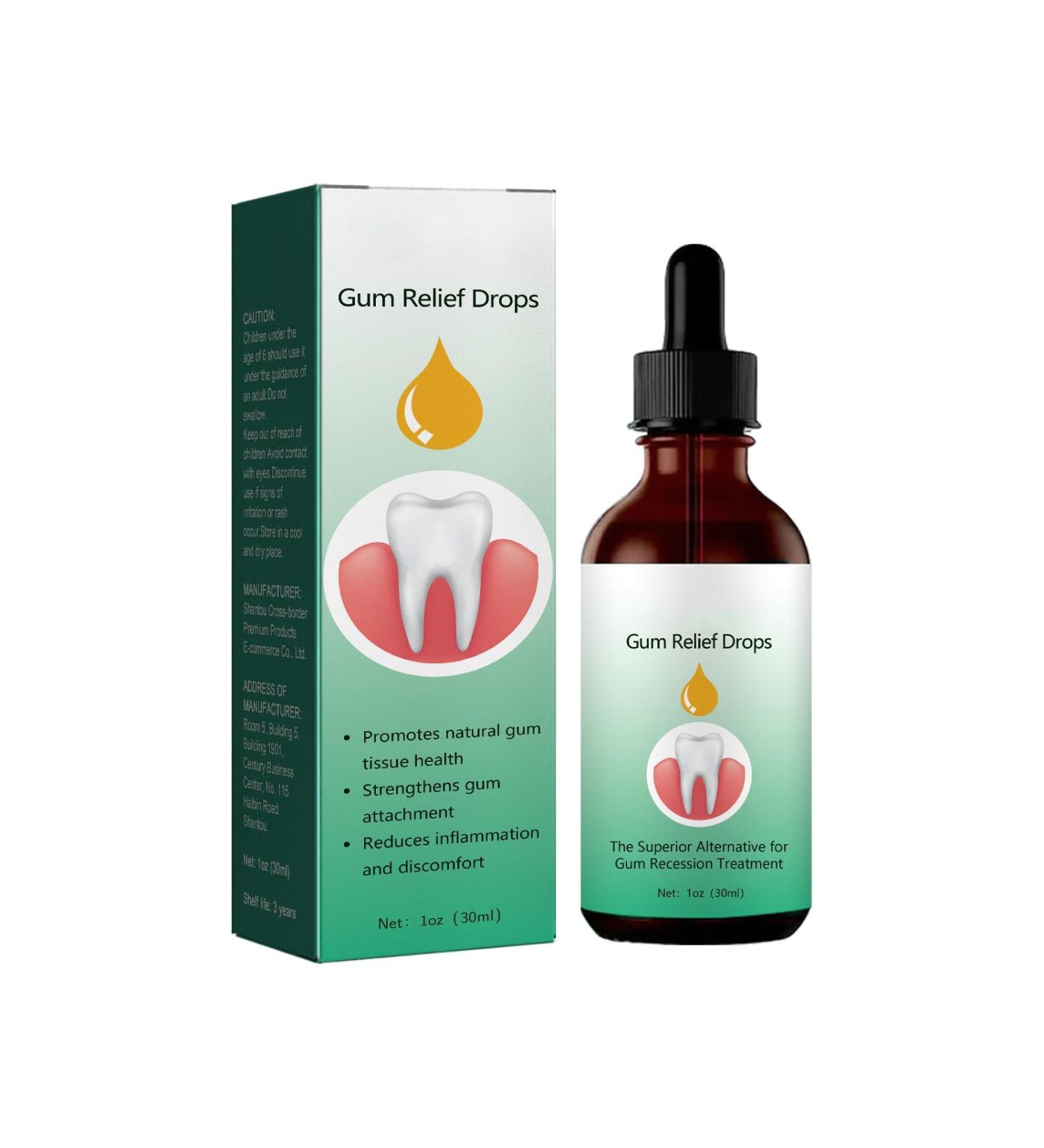 Buy GUM Regrowth Drop 30ml | 2023 Natural Gel for Gum Restoration | Rejuvenate Your Gums & Strengthen Teeth - Buy Online on GoSupps.com