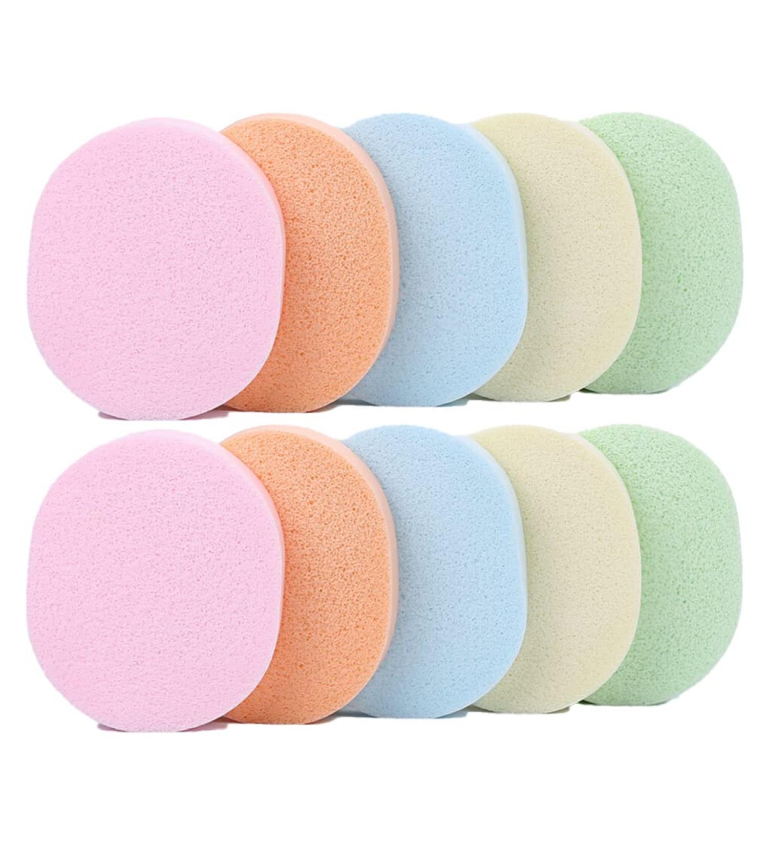 Dajidafu 10 Pieces Color Random Face Washing Discs Assortment Women Men Makeup Removal Pad Assorted Kit Scrubber Cleaning Tool - Buy Online on GoSupps.com