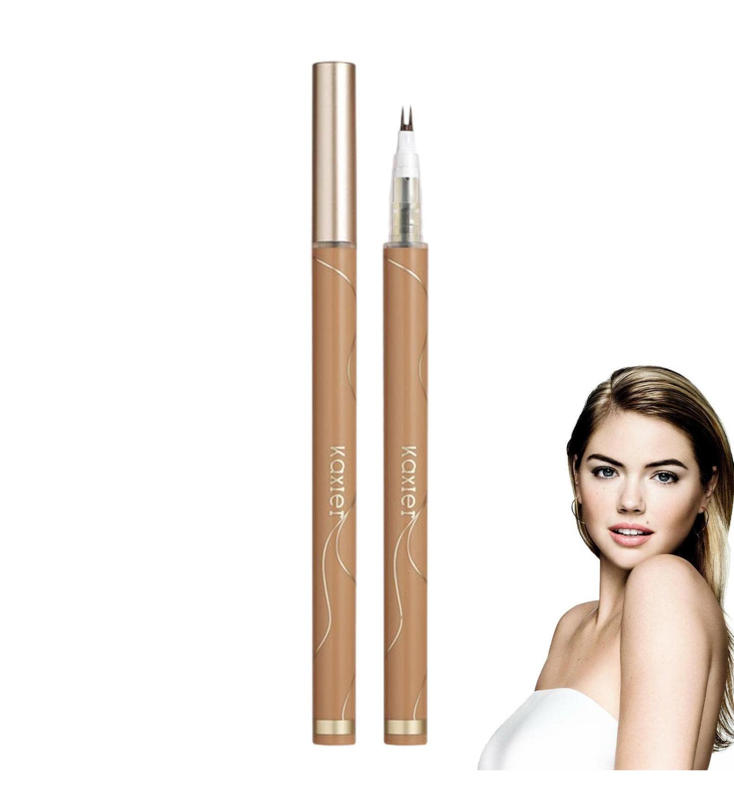 Lower Eyelashes Waterproof Eyelashes Tip Lower Eyelash Two Claws Eyeliner Two Prong Lower Eyelash Quick Drying Eye Lash Pencil Makeup Eye Lash Pencil Makeup for Party C: Tea Brown - Buy Online on GoSupps.com