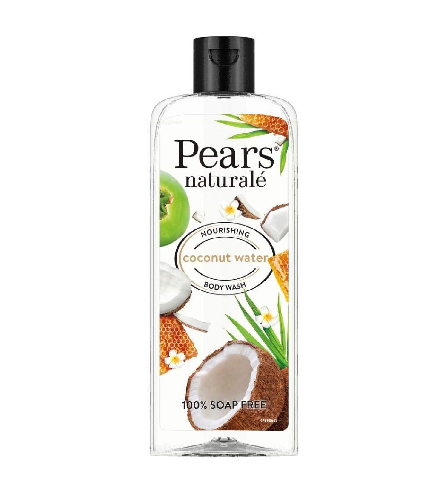 Pears Naturale Nourishing Coconut Water Bodywash 250ml - Hydrating Cleansing for All Skin Types | Shop Internationally - Buy Online on GoSupps.com