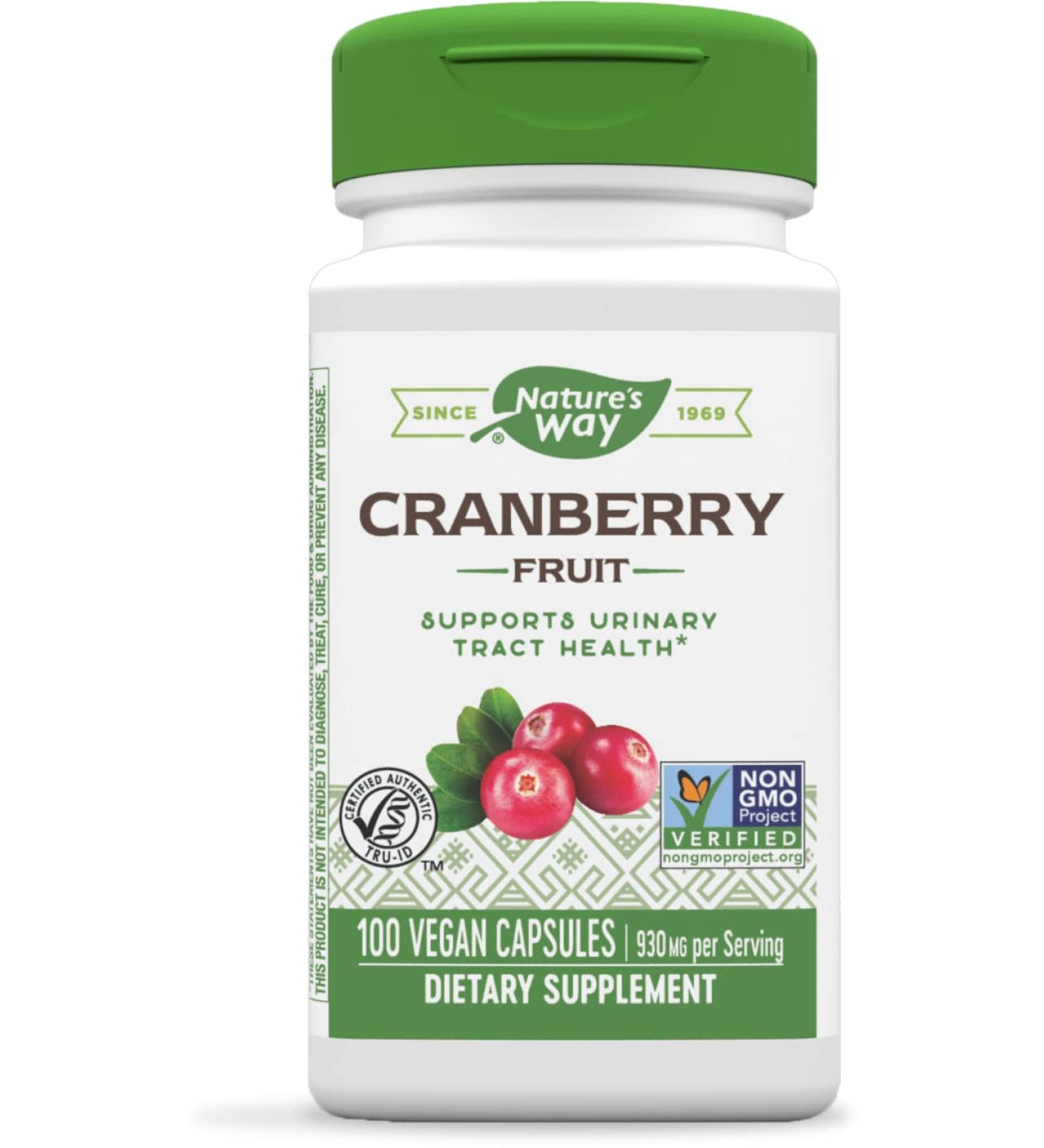 Nature's Way Cranberry UTI Support - 100 Capsules - Buy Online on GoSupps.com
