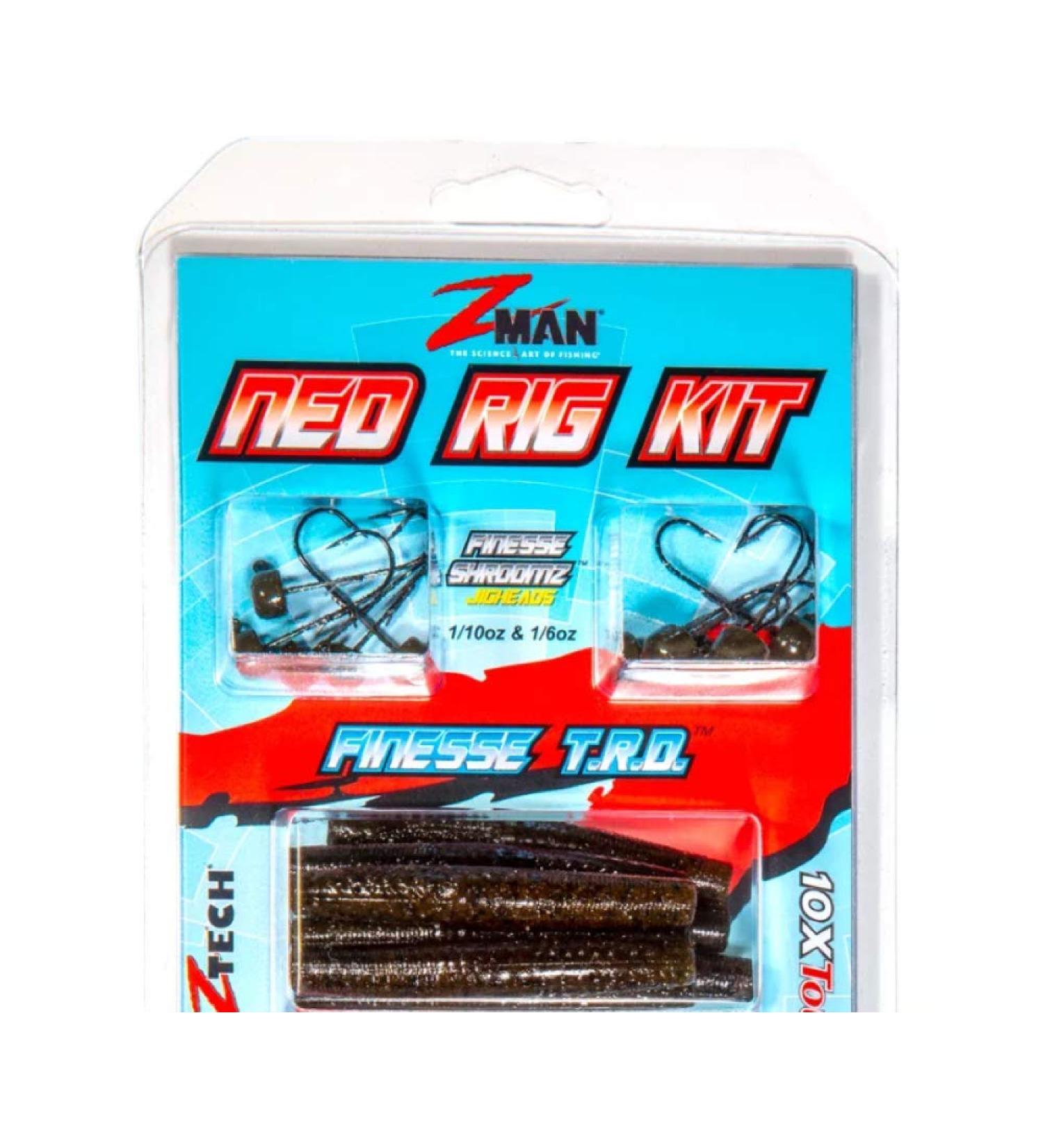 Z-MAN KIT-NED-GP Ned Rig Kit - Green Pumpkin, Multi, one Size