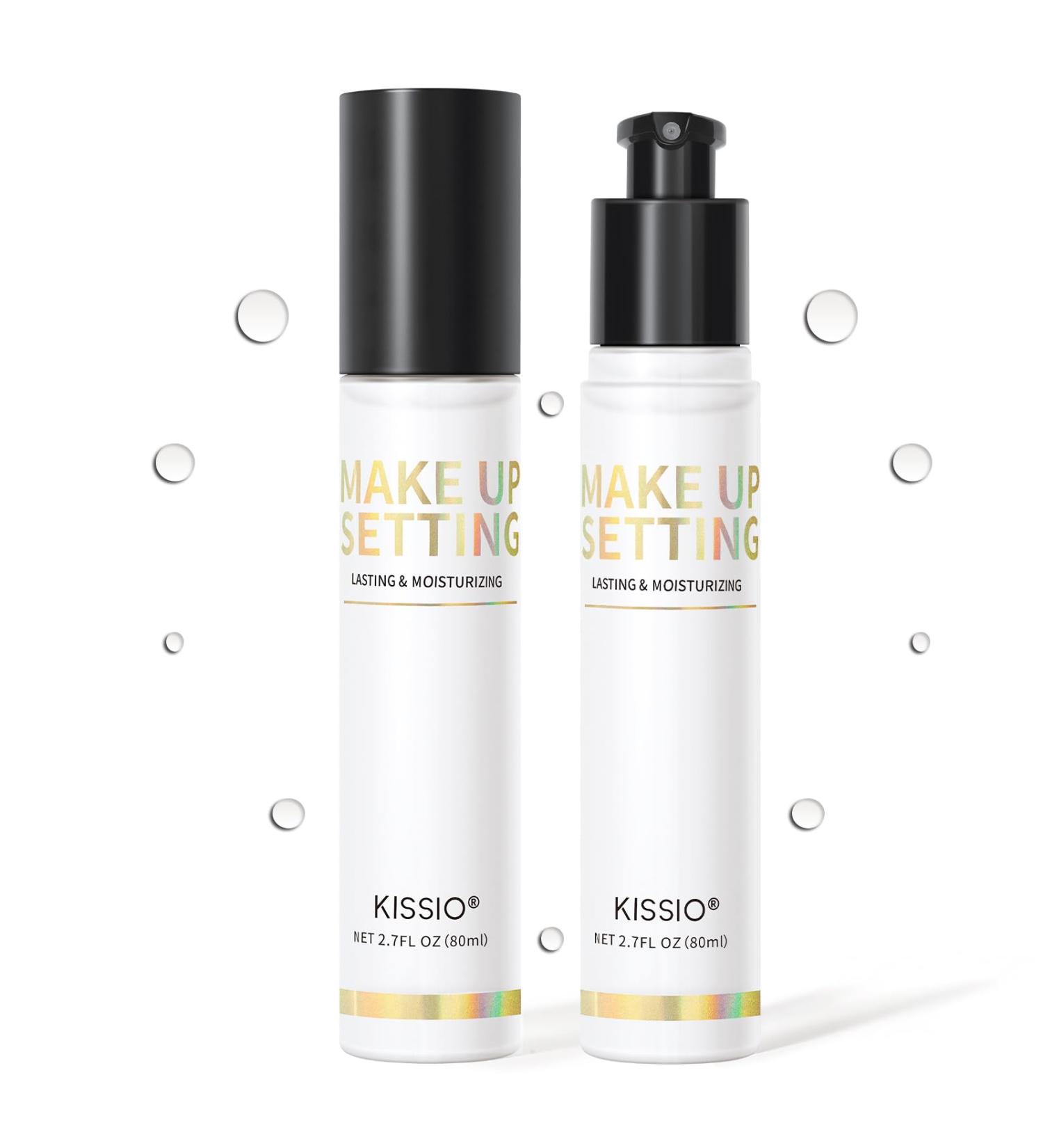 KISSIO Makeup Setting Spray - Long Lasting 16HR Mist Lightweight & Hydrating Natural Finish for All Skin Types - 2.7 FL OZ - Buy Online on GoSupps.com