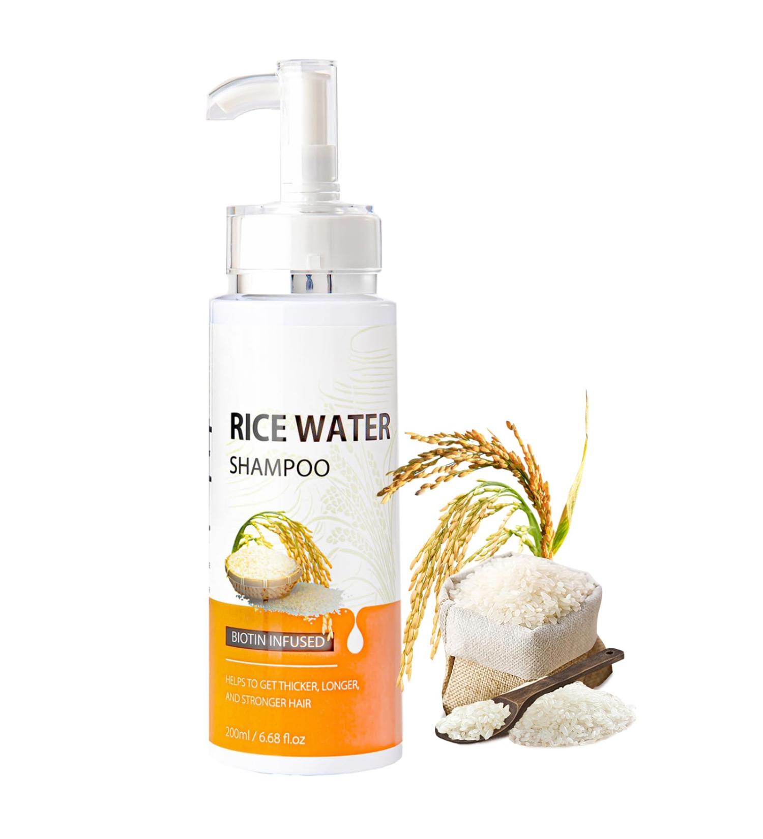 Rice Water Shampoo for Hair Loss | Nourishing Hair Regrowth Treatment for Thinning & Balding - Buy Online on GoSupps.com