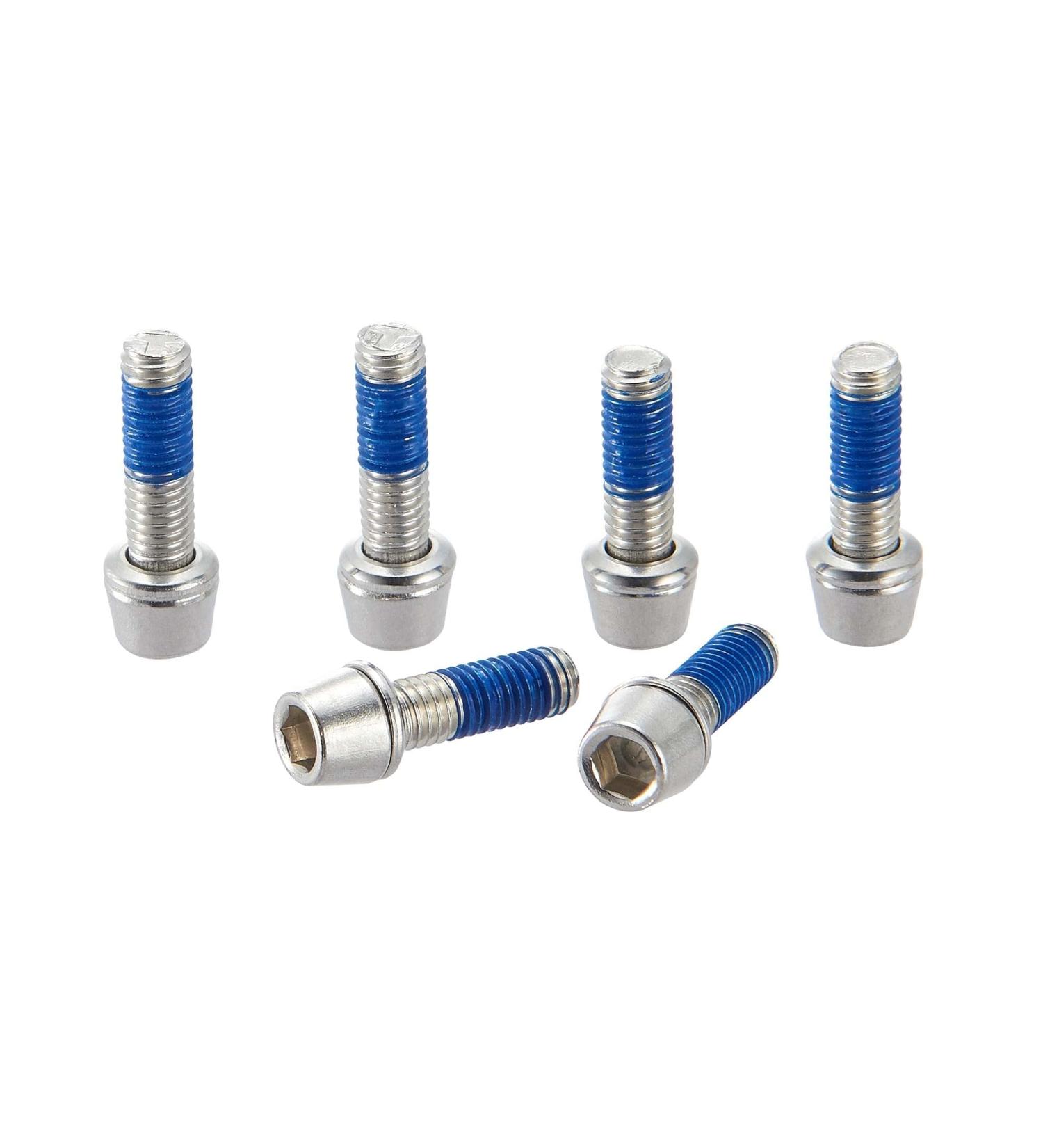 Ritchey WCS 4Axis Bicycle Stem Stainless Steel Replacement Bolt Set - 6 Pieces - 55050007001