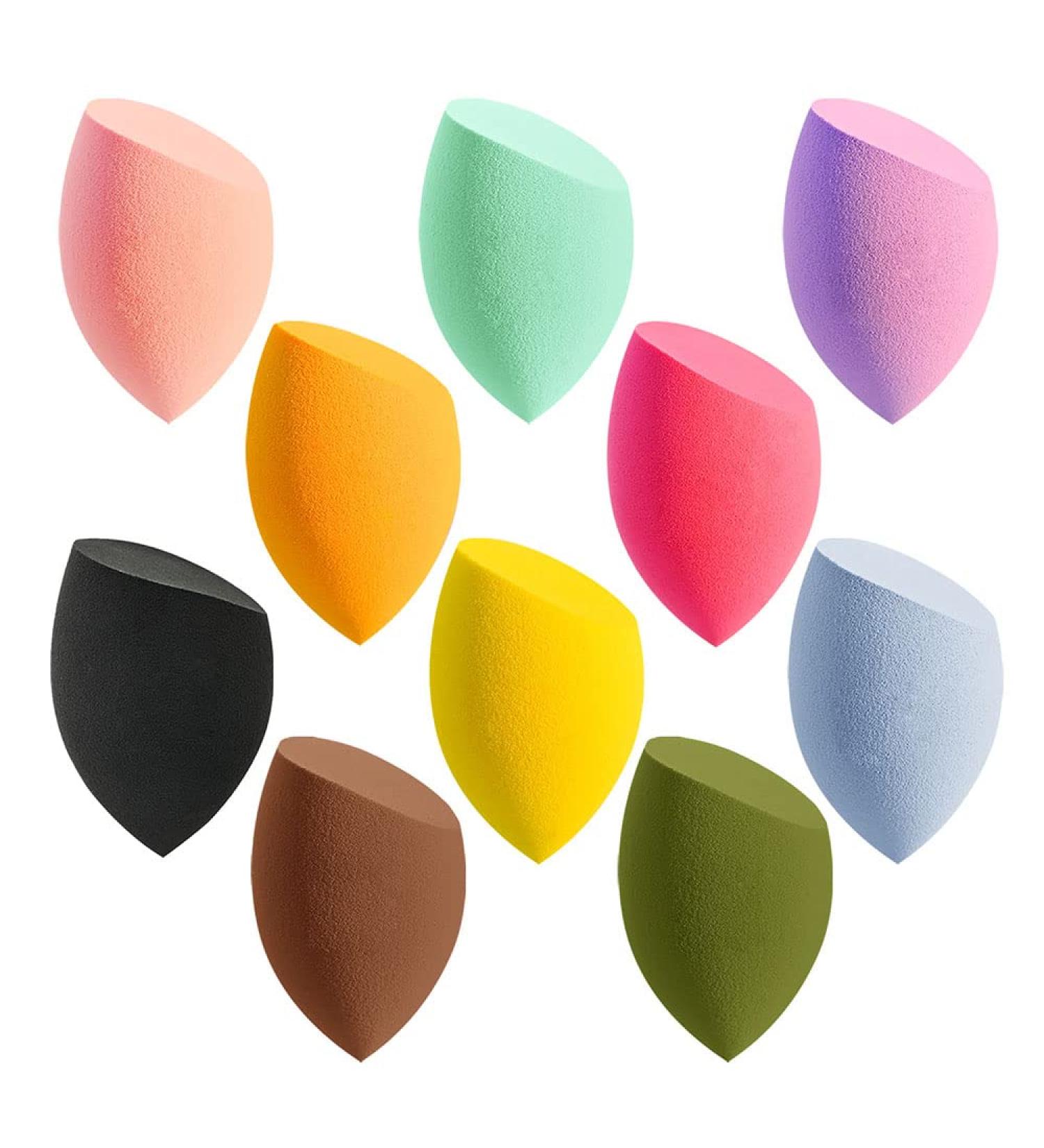 DOLOVEMK 10 Pcs Sponge Makeup Brushes Puff Egg - Premium Beauty Foundation & Powder Applicators for Flawless Skin - Buy Online on GoSupps.com
