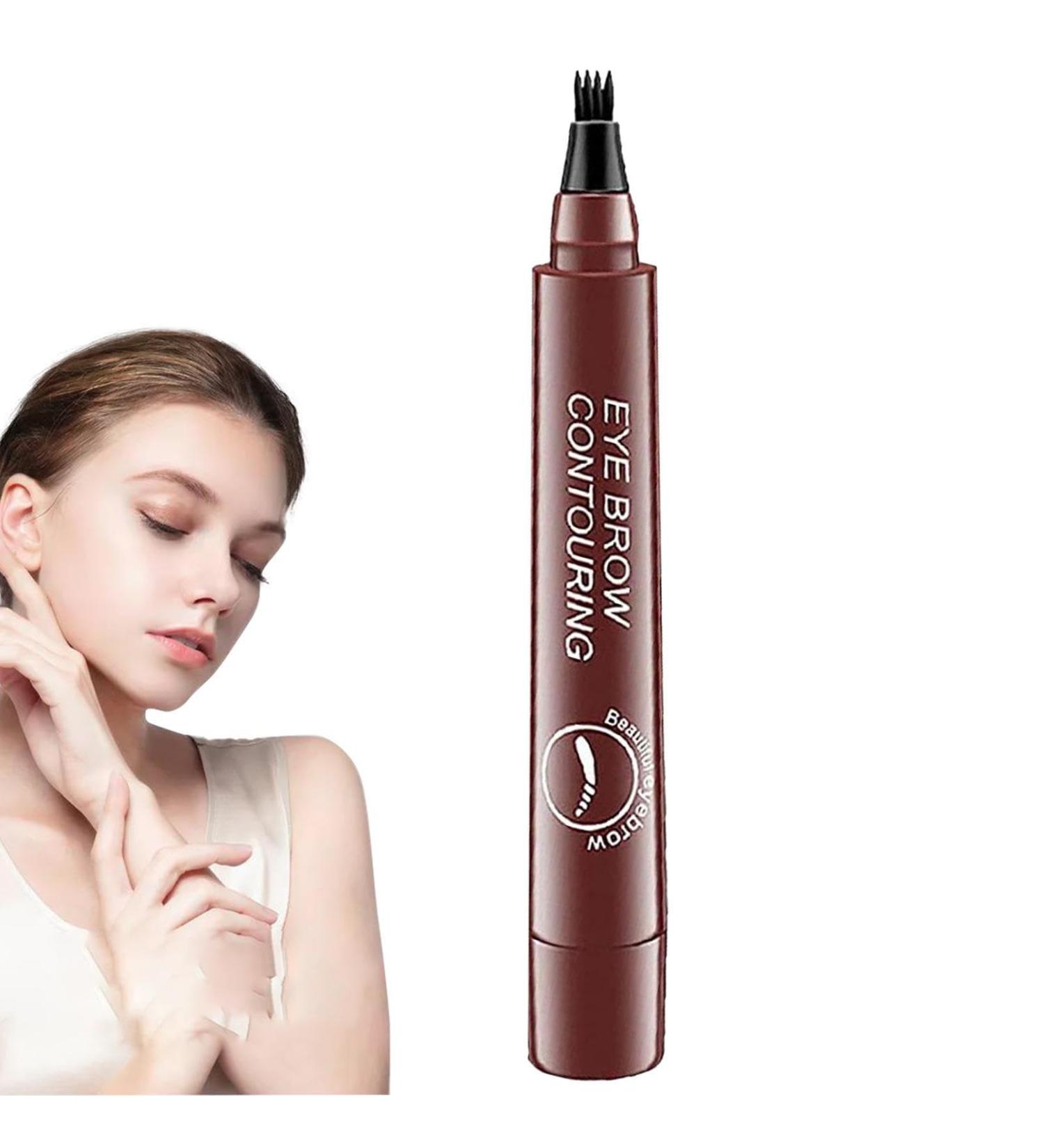 Liquid Eyebrow Pencil | Waterproof Eyebrow Marker Pen Microblade Eyebrow Pen for Natural-Looking Eyebrow Makeup Waterproof Eyebrow Contouring Xuey-ca - Buy Online on GoSupps.com