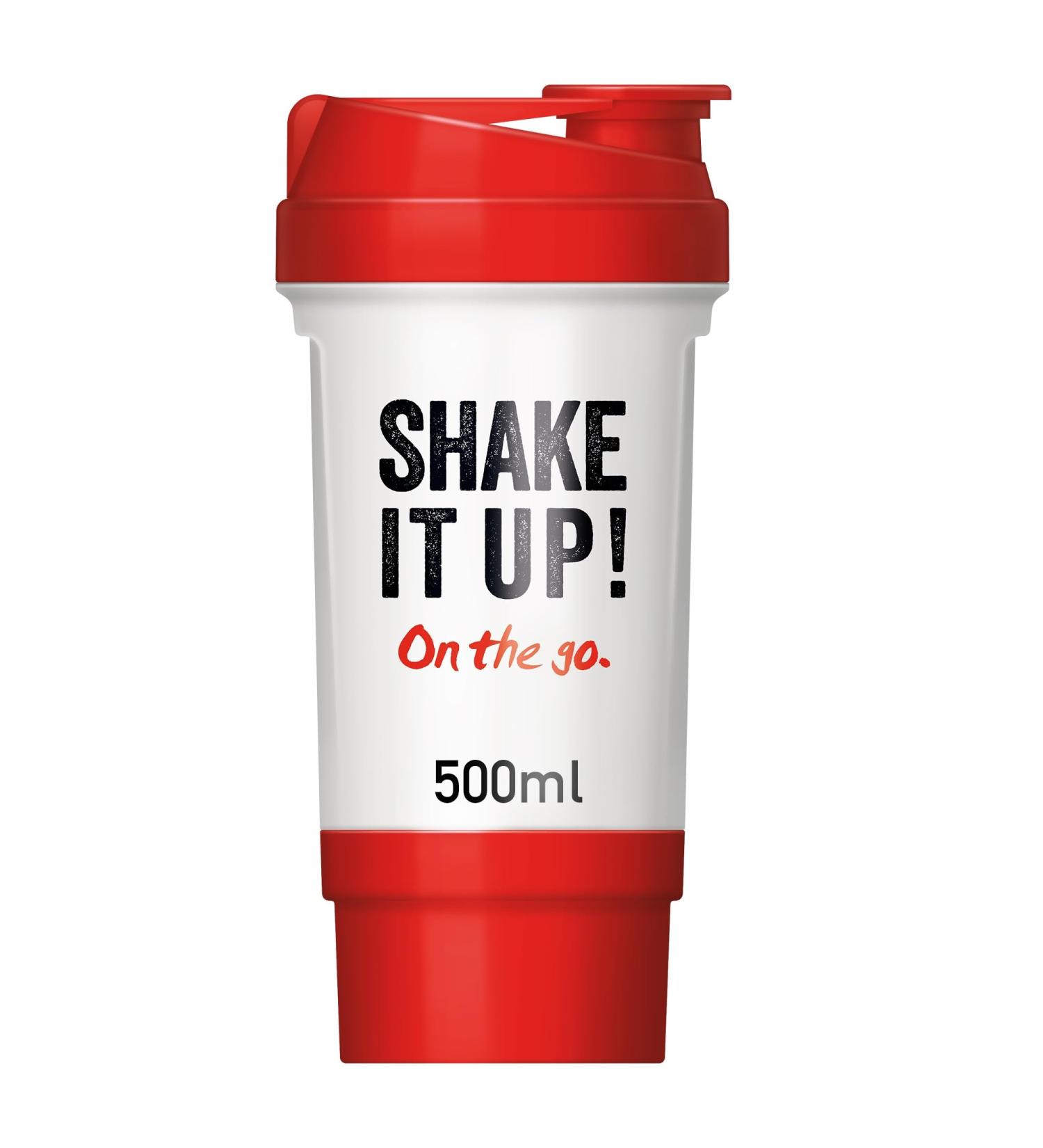 SlimFast Leak Proof Shaker Bottle with Storage Compartment 500 ml - Buy Online on GoSupps.com