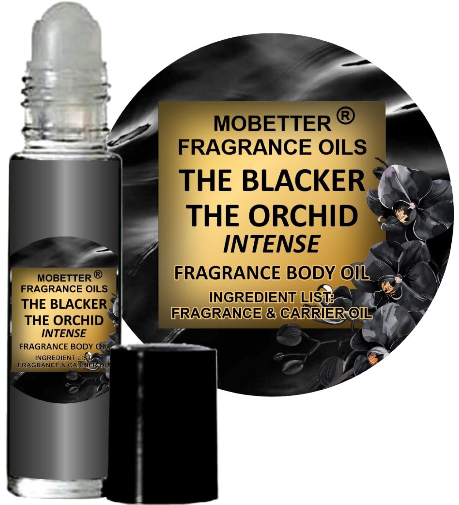 The Blacker The Orchid Intense Unisex Perfume Body Oil by Mobetter Fragrance Oils