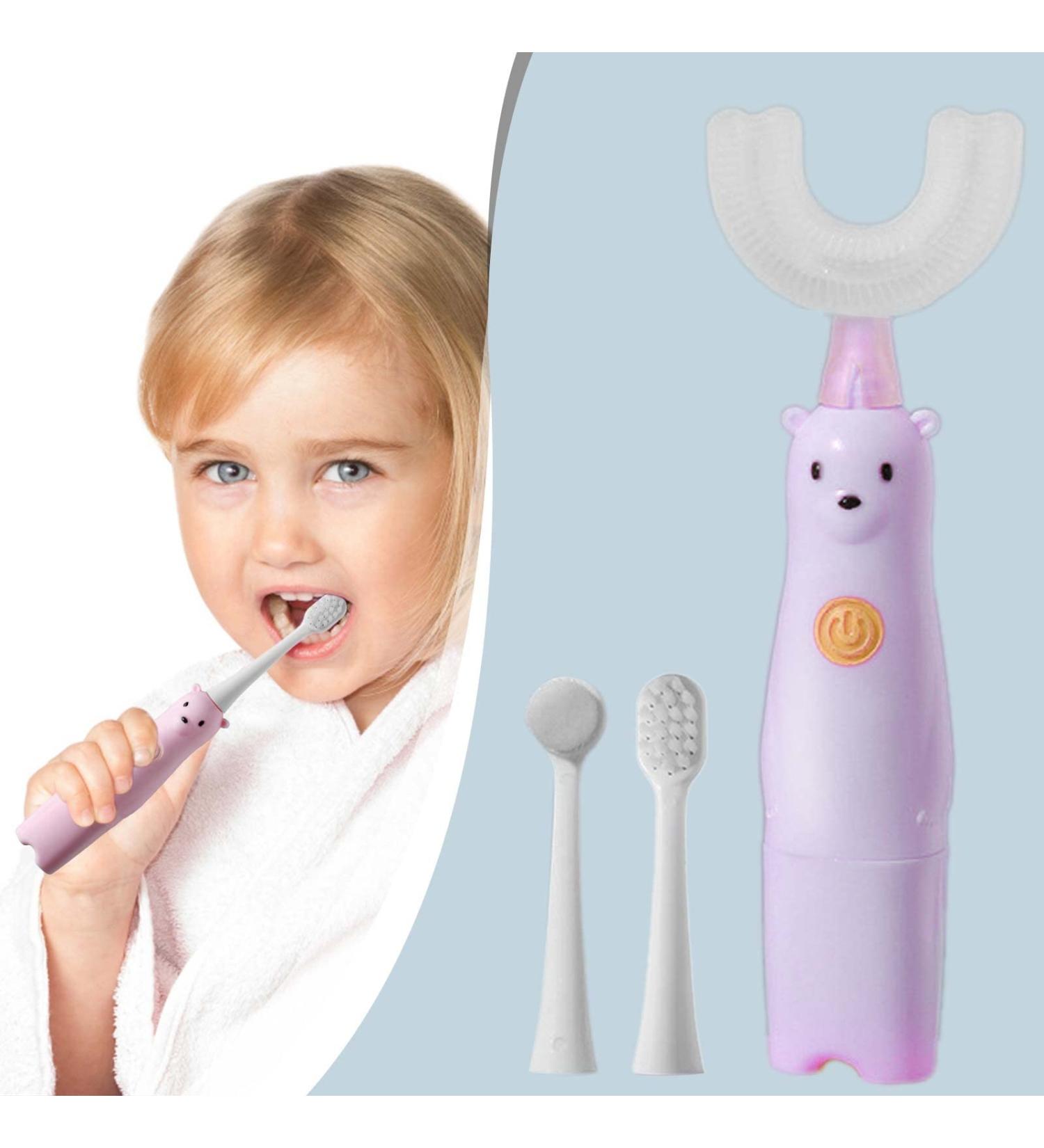 Electric Children Toothbrush Baby Children Cartoon Soft Bristles Oral Cleaning and Teeth Whitening Automatic Toothbrush/Electric Toothbrush Children Ages 4+ Little Surprise Violet B. - Buy Online on GoSupps.com