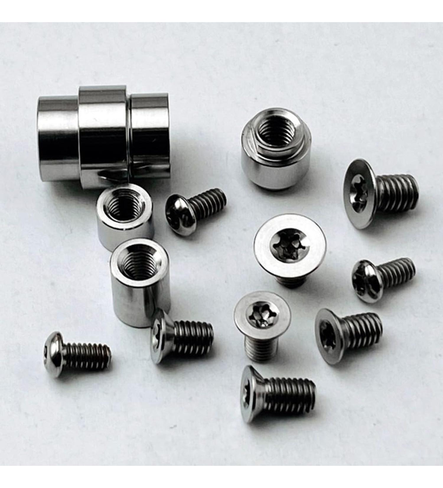 1Set C81 Screws Titanium Alloy C81 Handle Screws Tube Clip Screws for C81 Cutter Screw Bolt Retainer Fender Liner Clips for Car Wheel Arch Cover Undertray Fender(Silver) - Buy Online on GoSupps.com