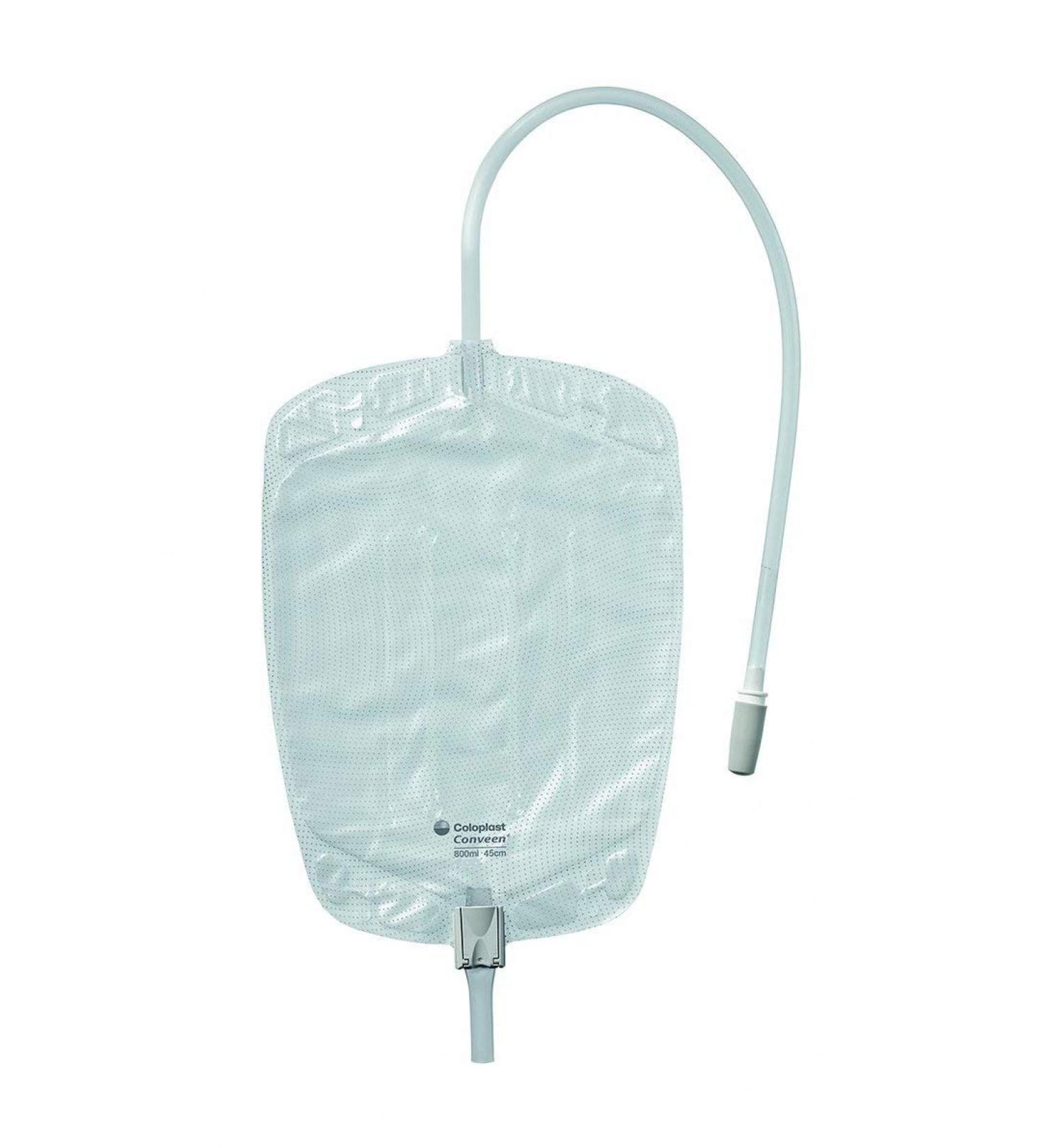 Conveen Security+ Contoured Leg Bag-Capacity: 28 fl oz (800 ml) - UOM Box of 10