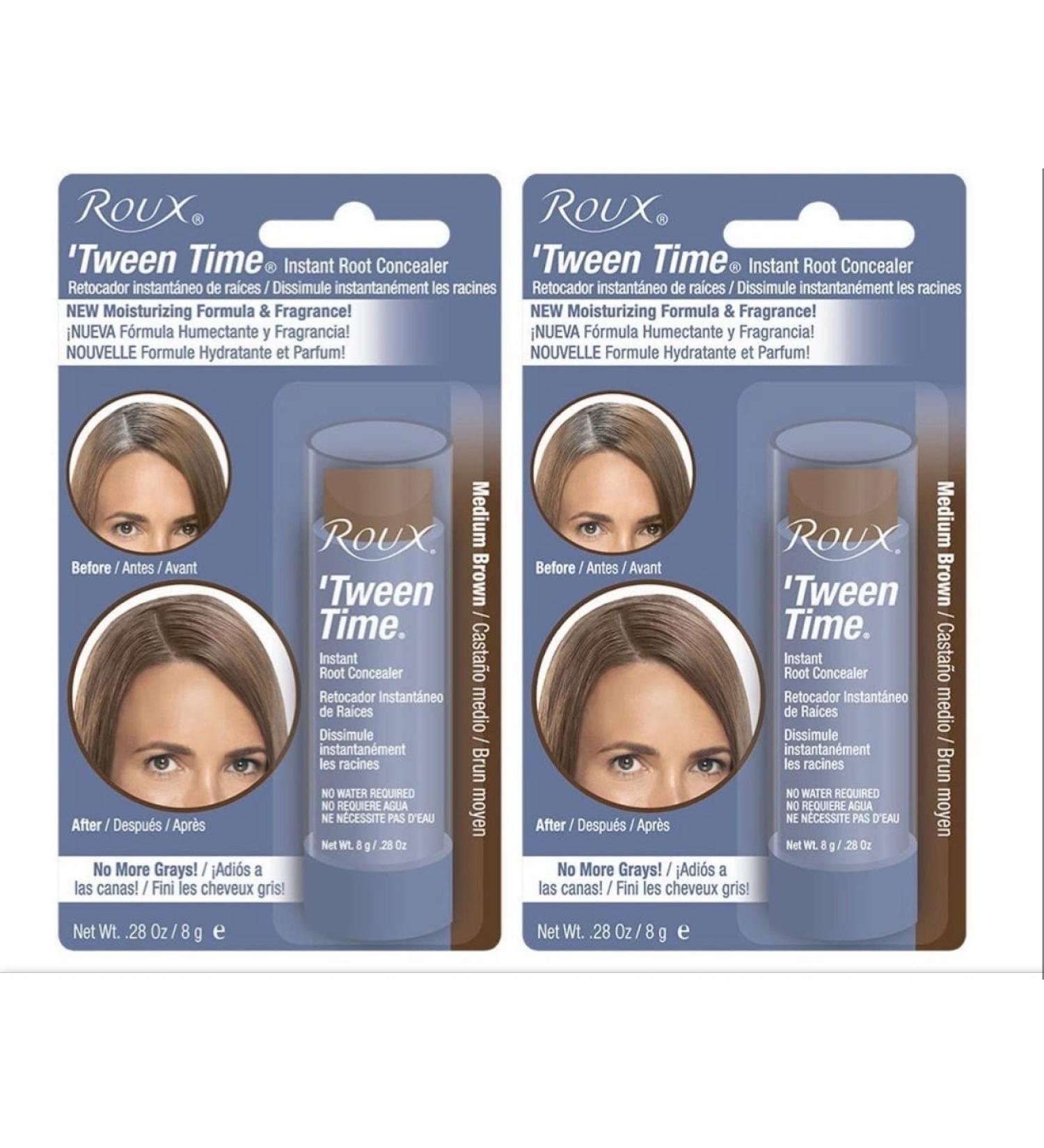 Roux Tween-Time Crayon Medium Brown (2 Pack) - Touch Up Hair Color Instantly - Buy Online on GoSupps.com