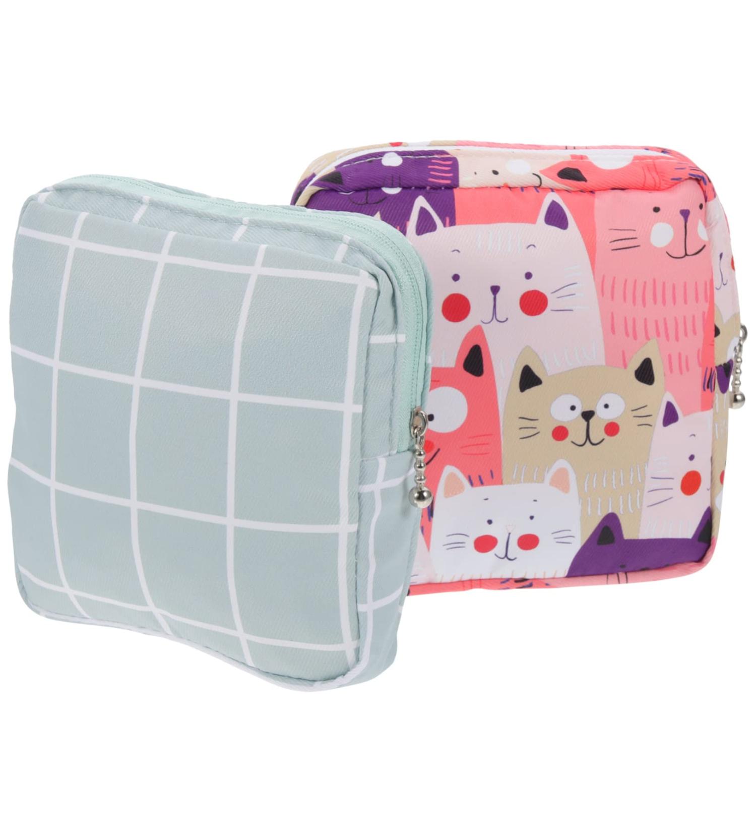 LALAFINA Feminine Menstruation Bag Set - Cute Cotton Travel Purses for Period Pad Storage - Buy Online on GoSupps.com