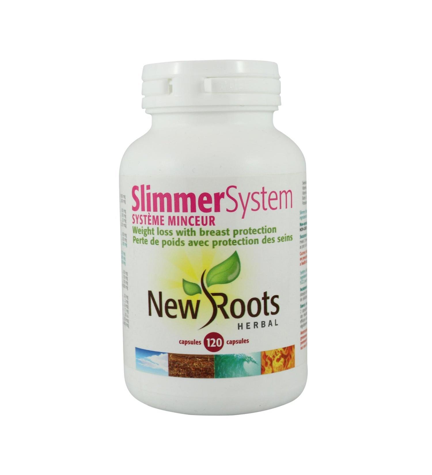 New Roots Herbal - Slimmer System 120 capsules - Weight Loss with Antioxidants