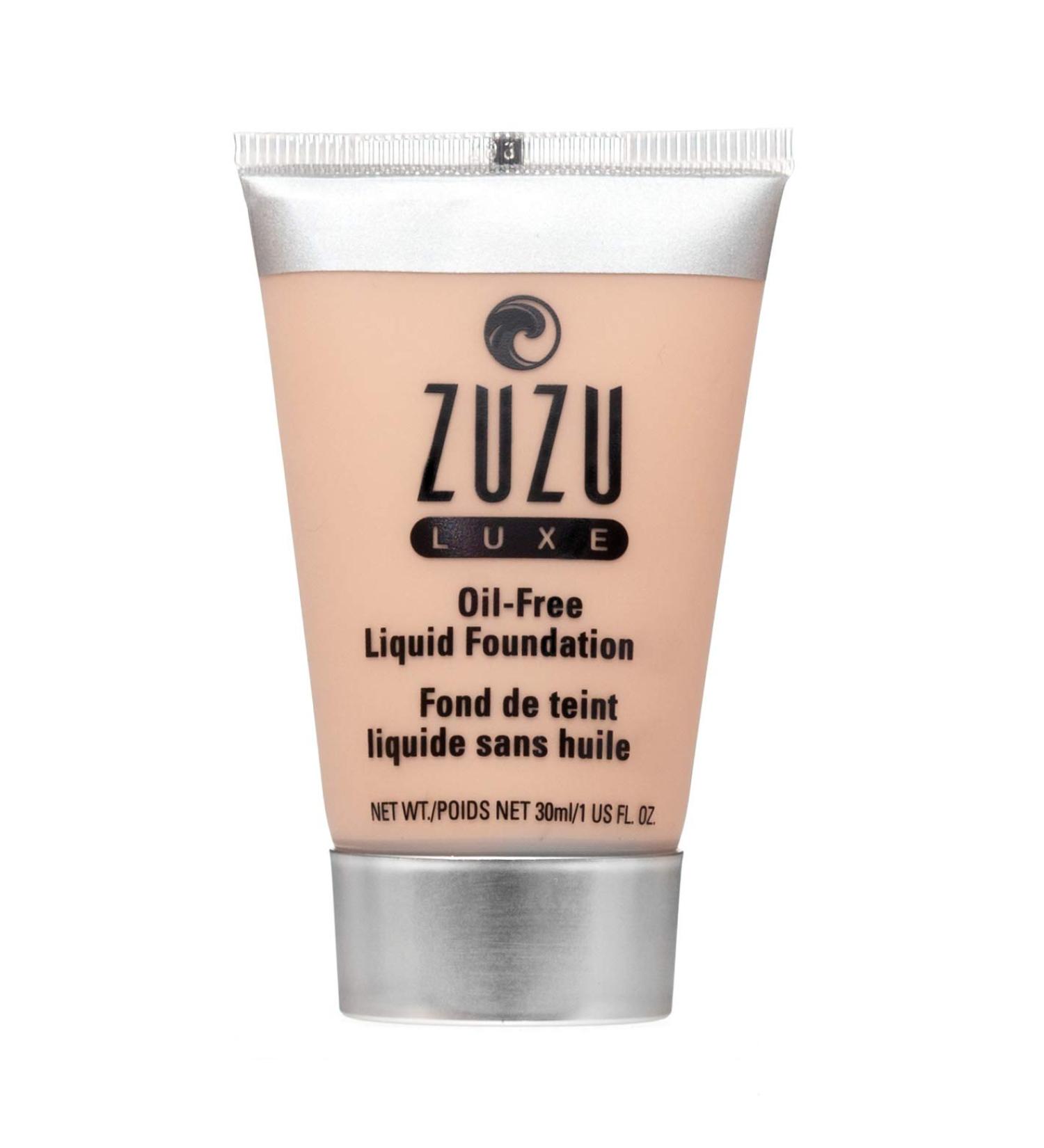 ZUZU LUXE Oil-Free Liquid Foundation (L-11) 1 fl oz - Vitamin-Infused, Natural, Paraben-Free, Vegan, Cruelty-Free - Buy Online on GoSupps.com