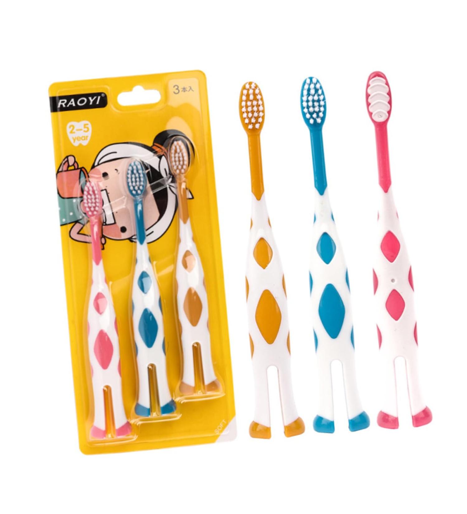 Beaupretty 6pcs Cartoon Toothbrushes for Kids | Soft Bristle Manual Oral Care | Bulk Travel Toothbrush Set - Buy Online on GoSupps.com