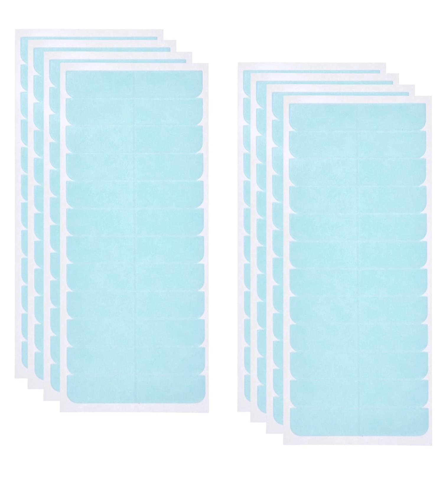 DBOO 96 Pieces Hair Extension Tape Pre-cut Double Sided Adhesive Tapes 4 x 0.8cm Human Hair Extension Tape Tabs for Replacement - Buy Online on GoSupps.com